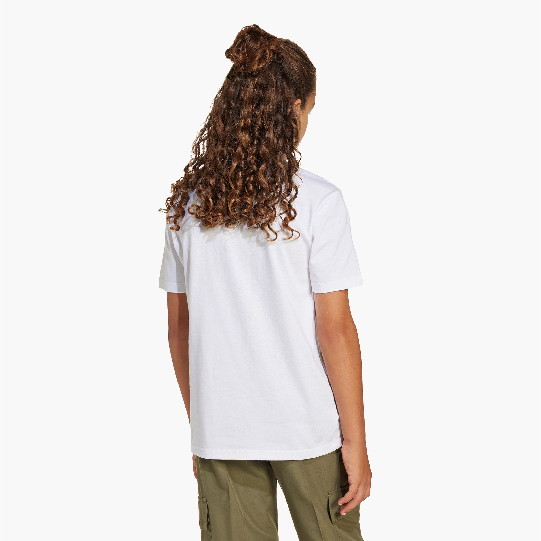 Adidas Logo Print T-shirt with Short Sleeves-boys-clothing-sportswear-tops-image-2