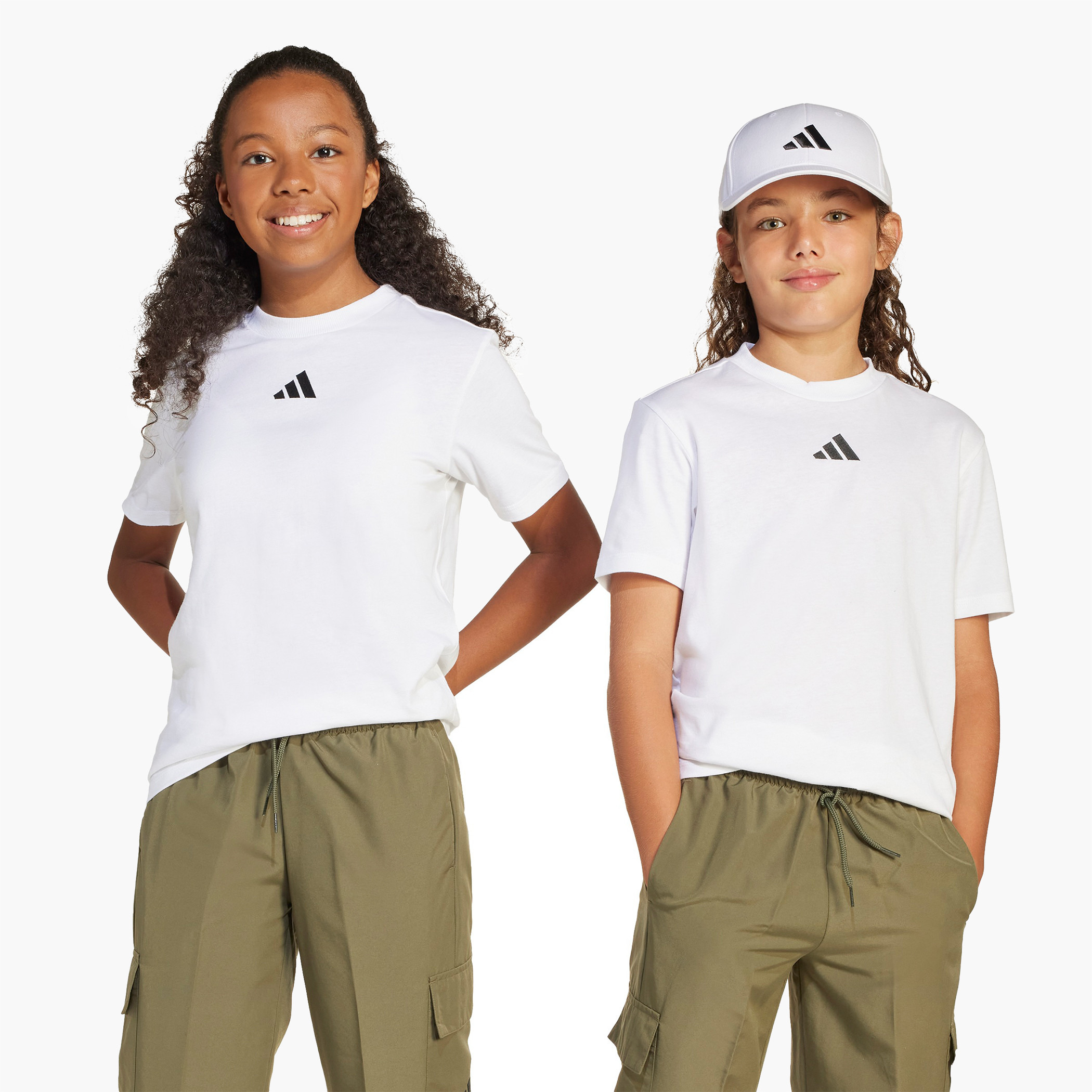 Adidas Logo Print T-shirt with Short Sleeves-boys-clothing-sportswear-tops-image-7