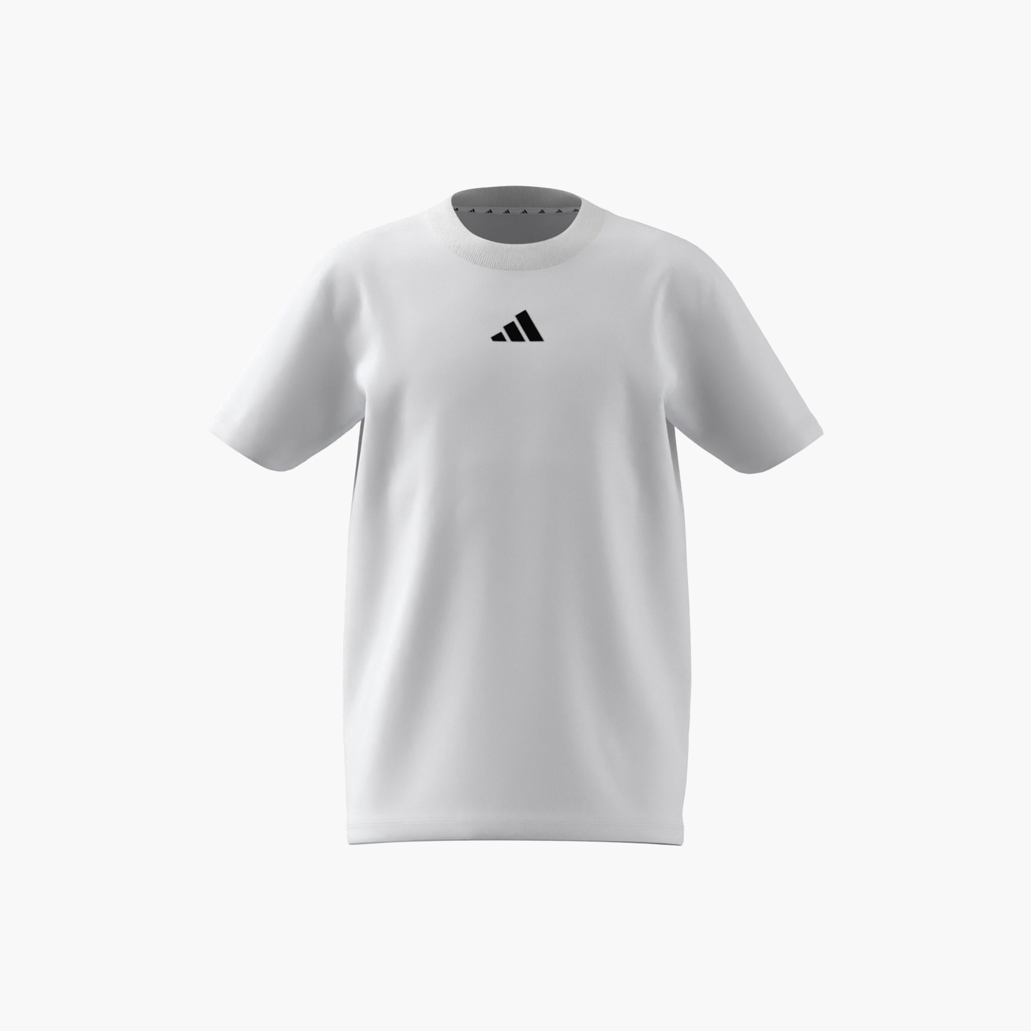 Adidas Logo Print T-shirt with Short Sleeves-boys-clothing-sportswear-tops-image-8