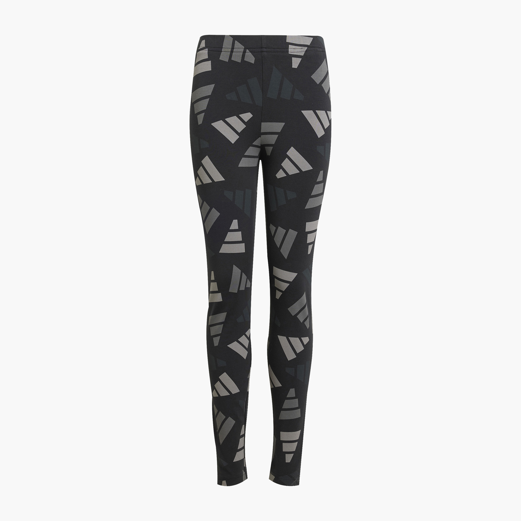 بنطلون ليقنز بطبعات شعار وخصر مطاطي من أديداس-girls-clothing-sportswear-bottoms-leggings-image-1