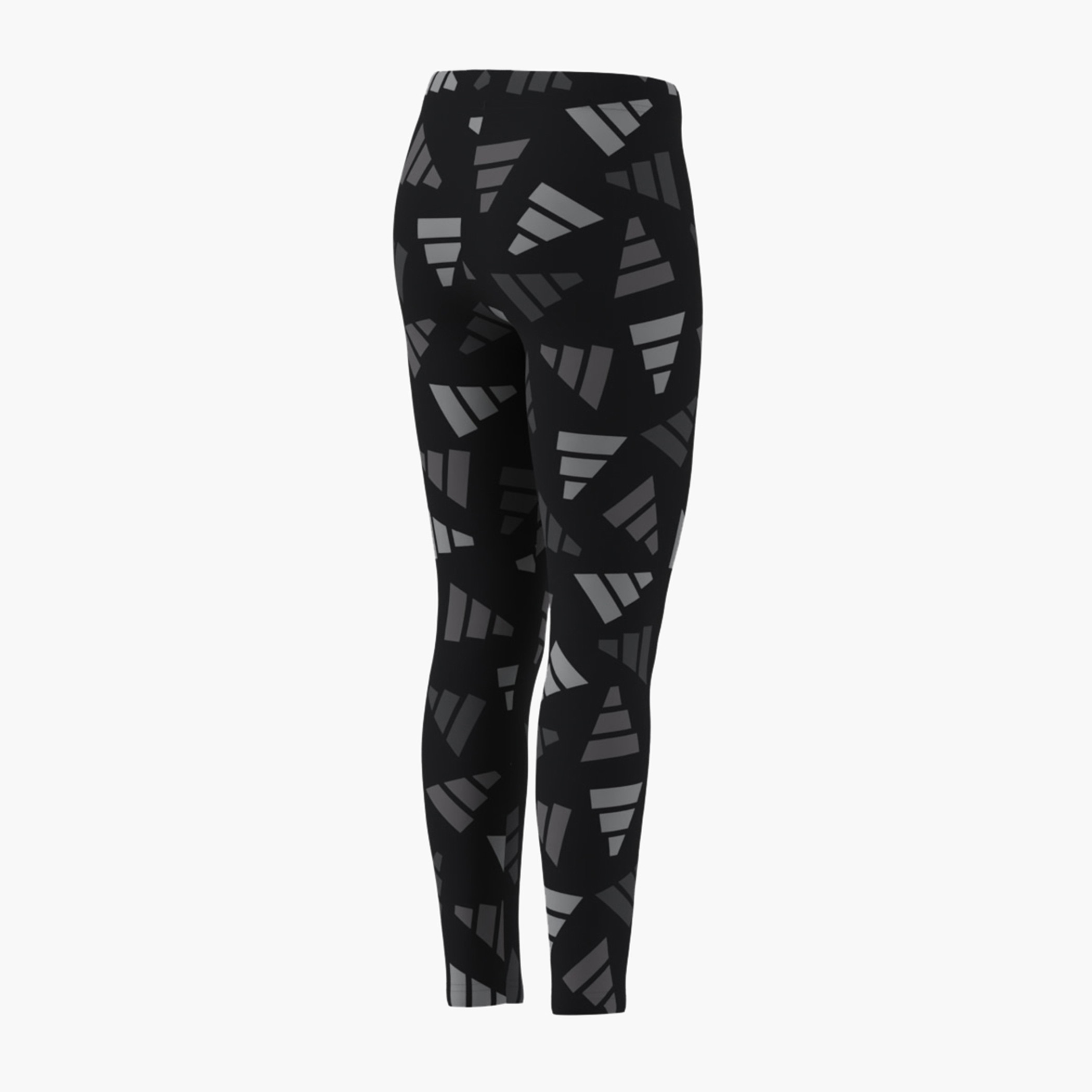 بنطلون ليقنز بطبعات شعار وخصر مطاطي من أديداس-girls-clothing-sportswear-bottoms-leggings-image-2