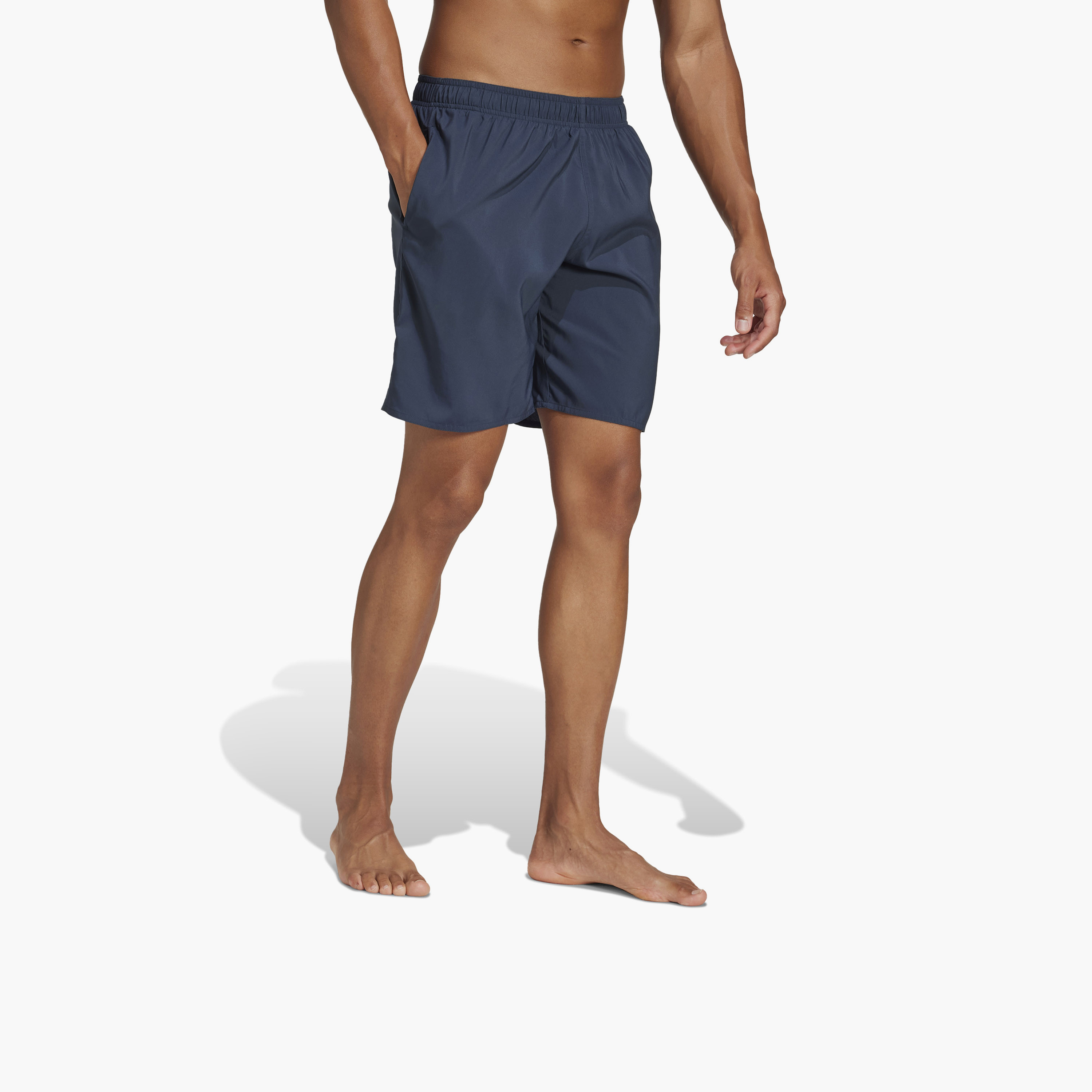 adidas Men's Solid CLX Classic-Length Swim Shorts SLD CLX SHO CL | OE-sports-men-clothing-swimwear-image-2