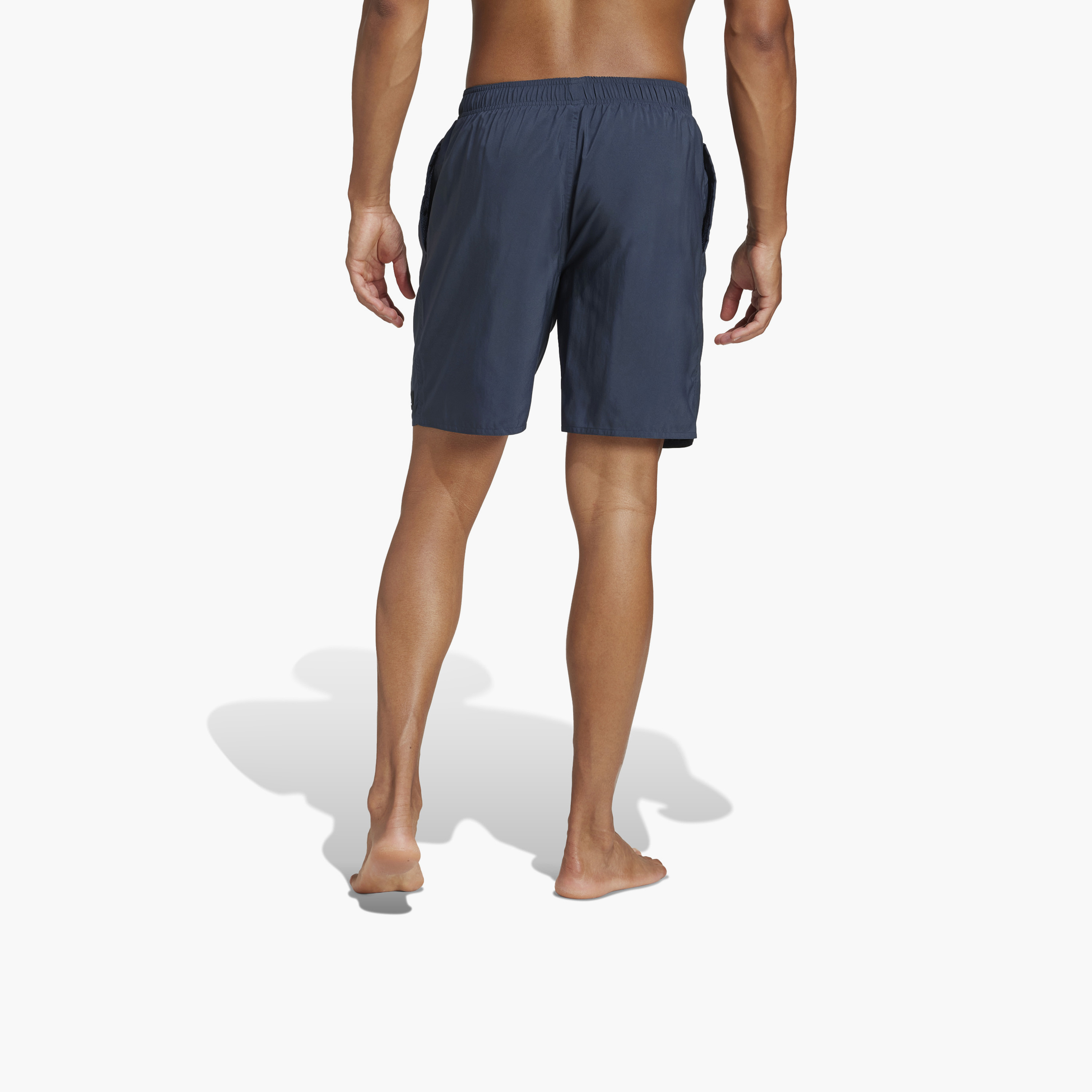 adidas Men's Solid CLX Classic-Length Swim Shorts SLD CLX SHO CL | OE-sports-men-clothing-swimwear-image-3