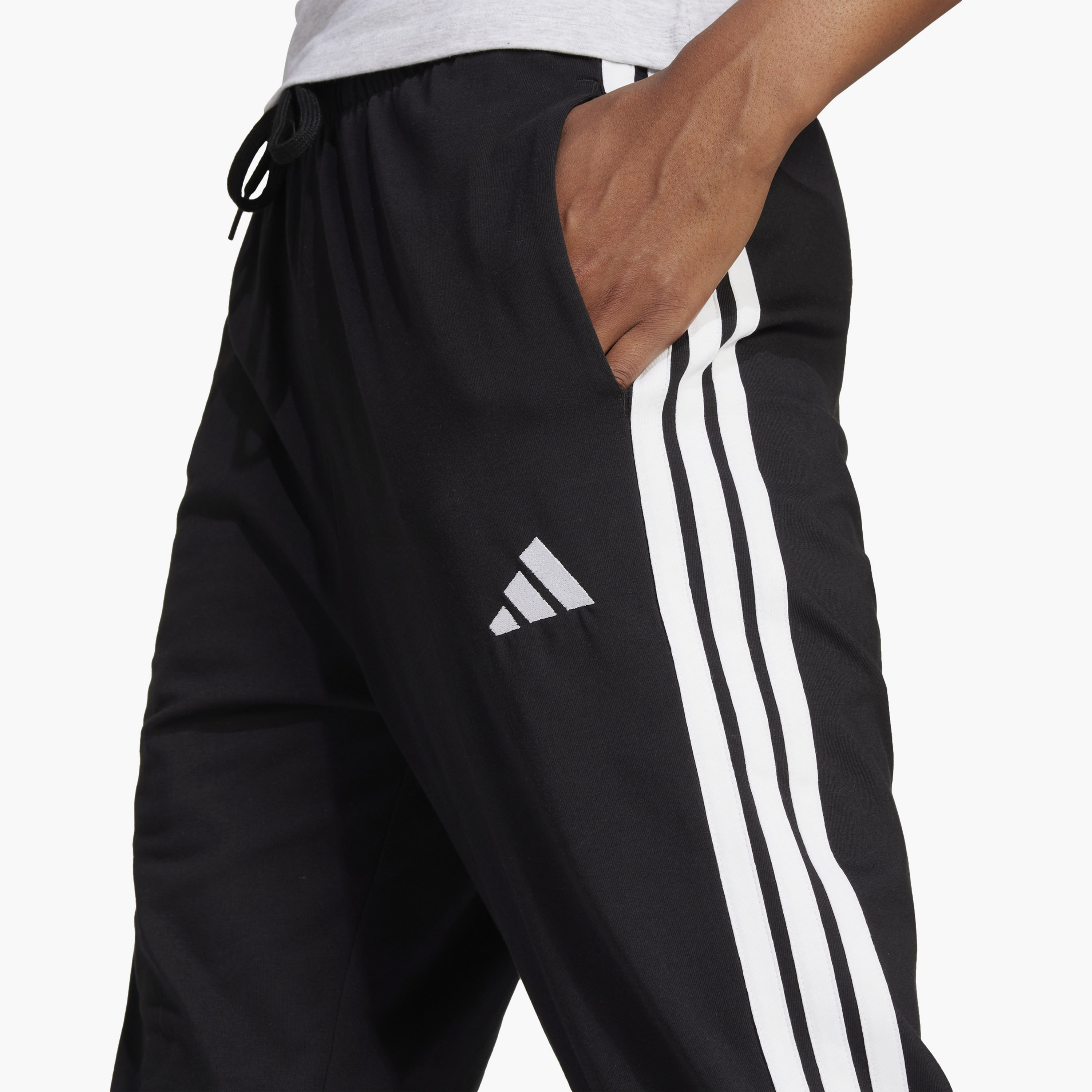 adidas Women's Essentials 3-Stripes Joggers JD0896 | OE-women-clothing-bottoms-joggers-image-5