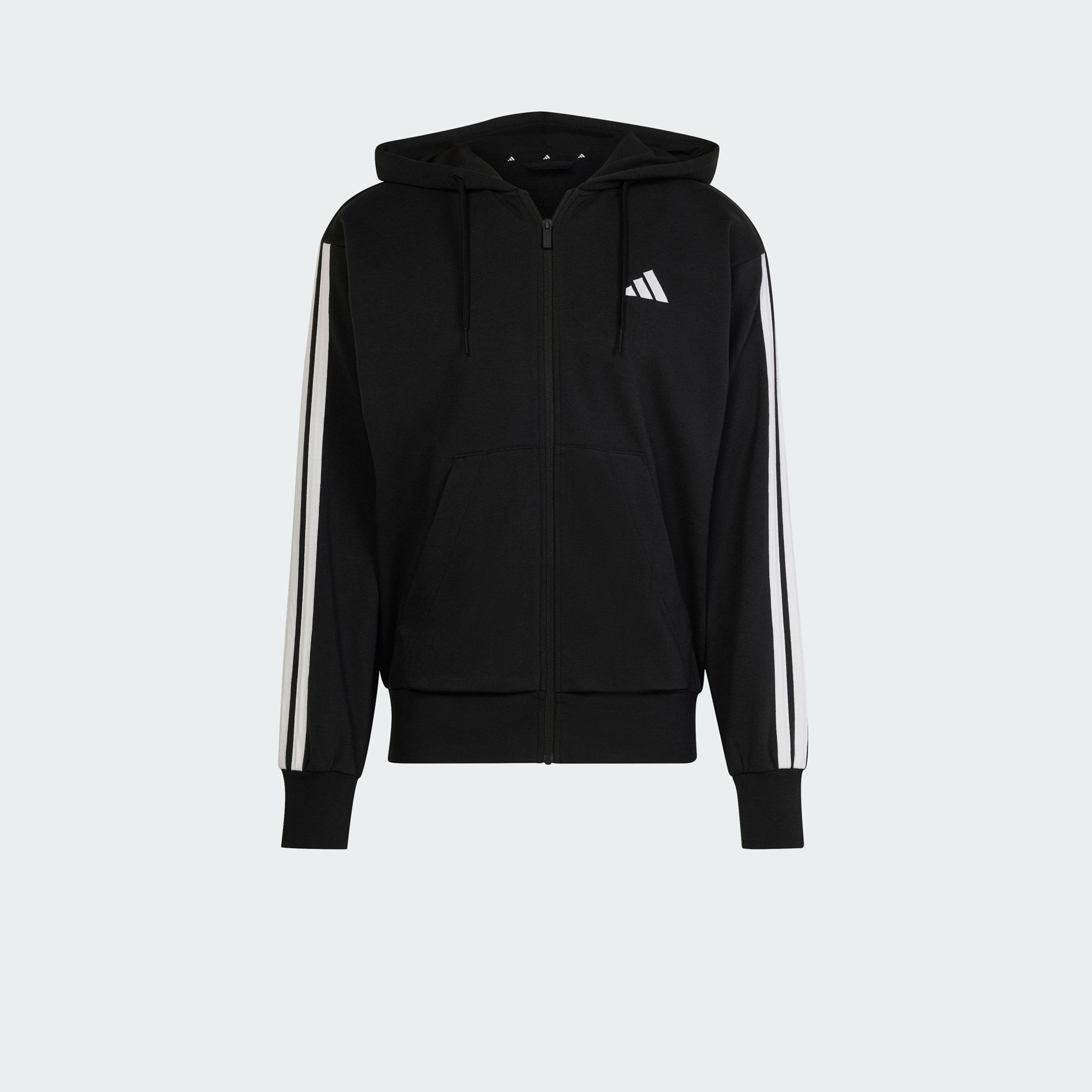 adidas Men's Essentials 3-Stripes French Terry Full-Zip Hoodie JD1877 | OE-men-winterwear-hoodiesandsweatshirts-image-6