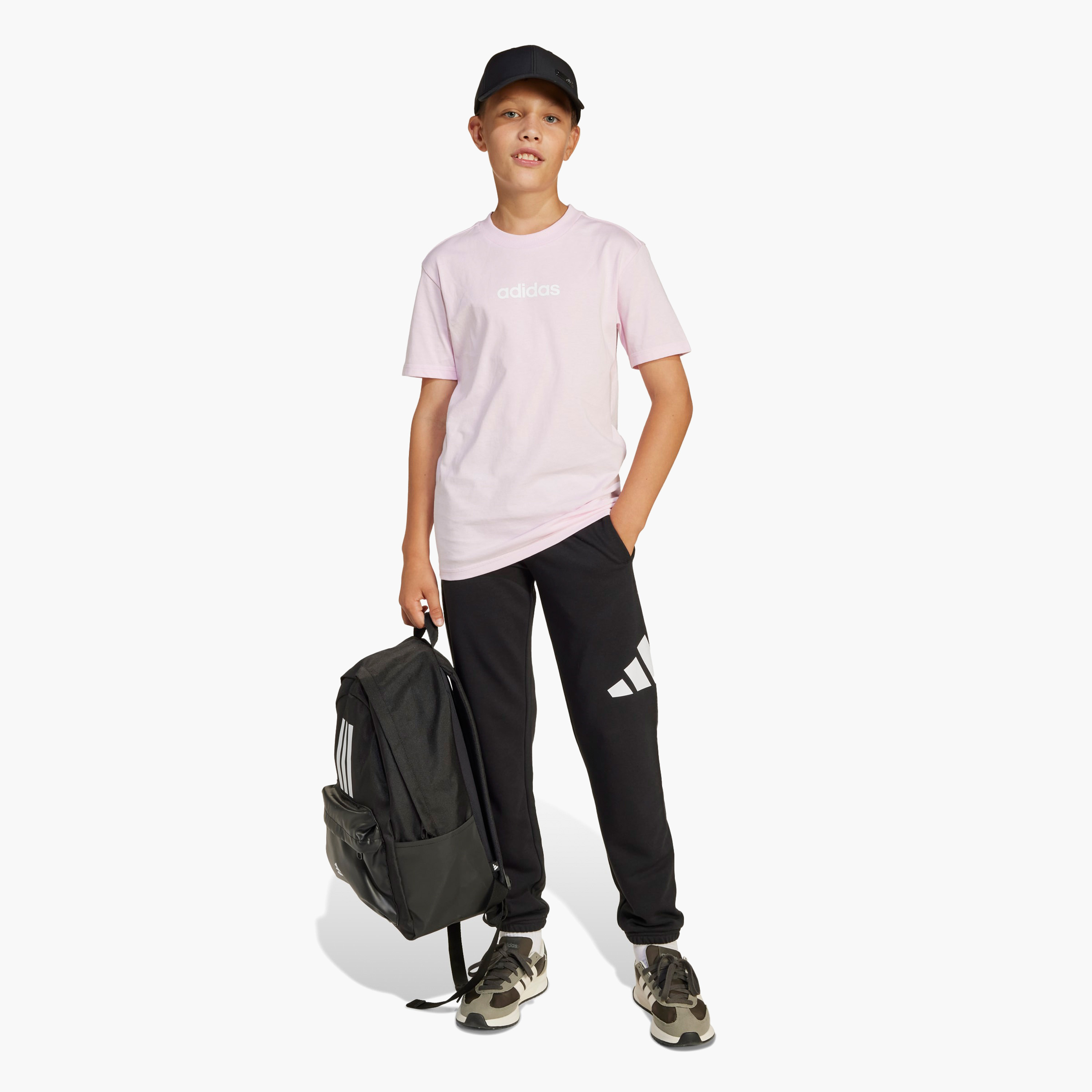 adidas Boys Joggers with Logo Print-boys-clothing-bottoms-joggersandtrackpants-image-1