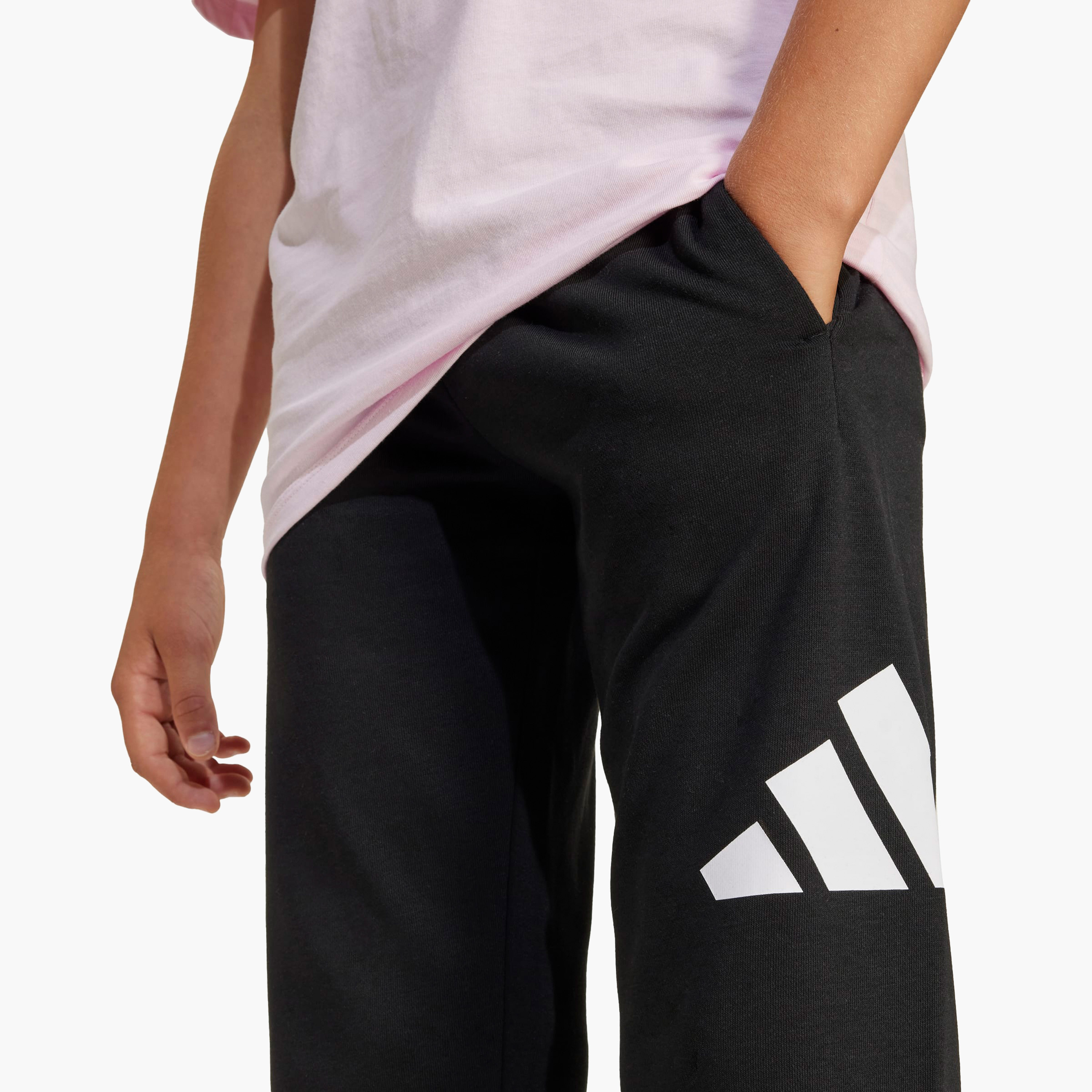 adidas Boys Joggers with Logo Print-boys-clothing-bottoms-joggersandtrackpants-image-4