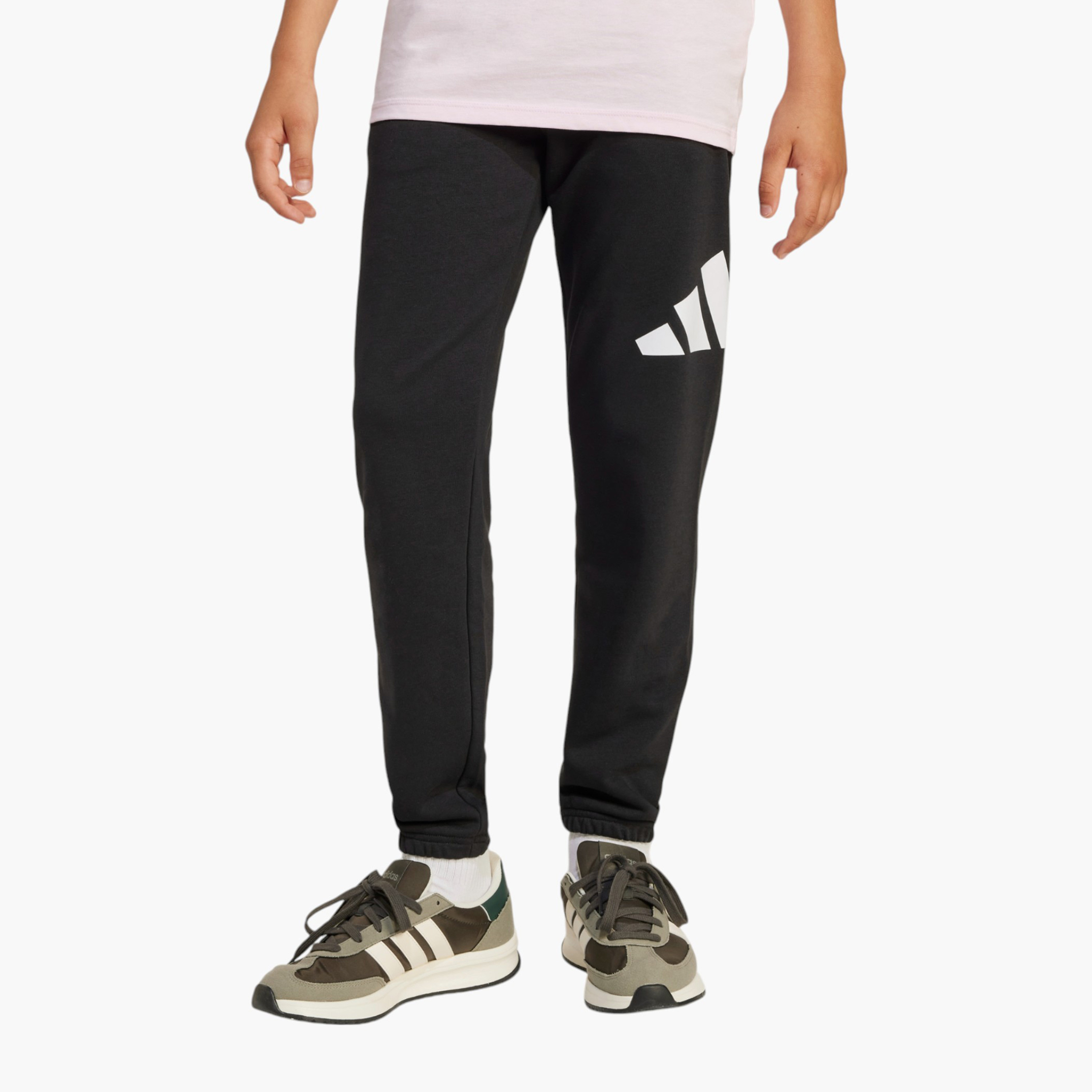 adidas Logo Print Joggers with Elasticated Waistband and Pockets-boys-clothing-bottoms-joggersandtrackpants-image-13