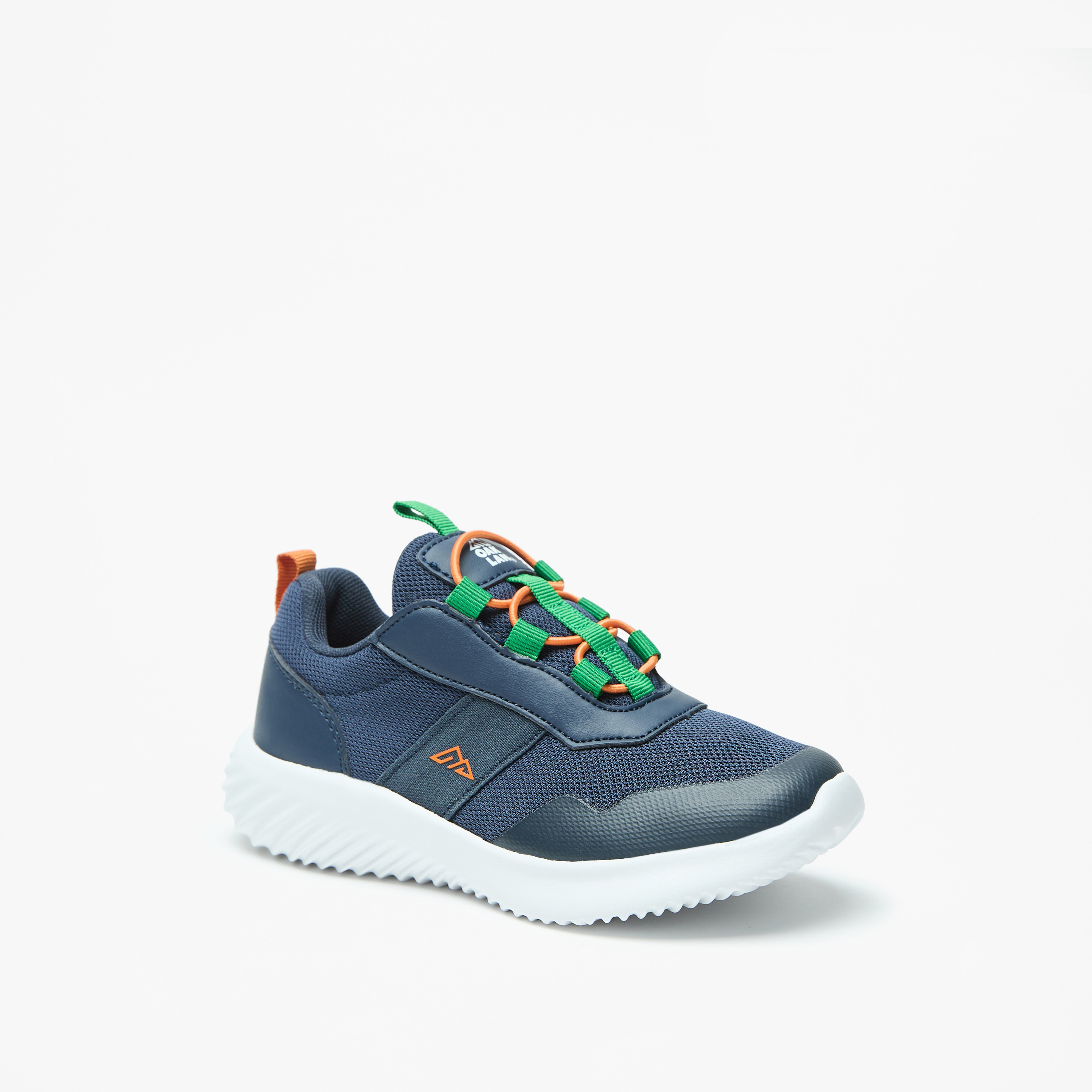Oaklan by Shoexpress Colourblock Walking Shoes With Lace-up Closure-sports-boys-shoes-image-1