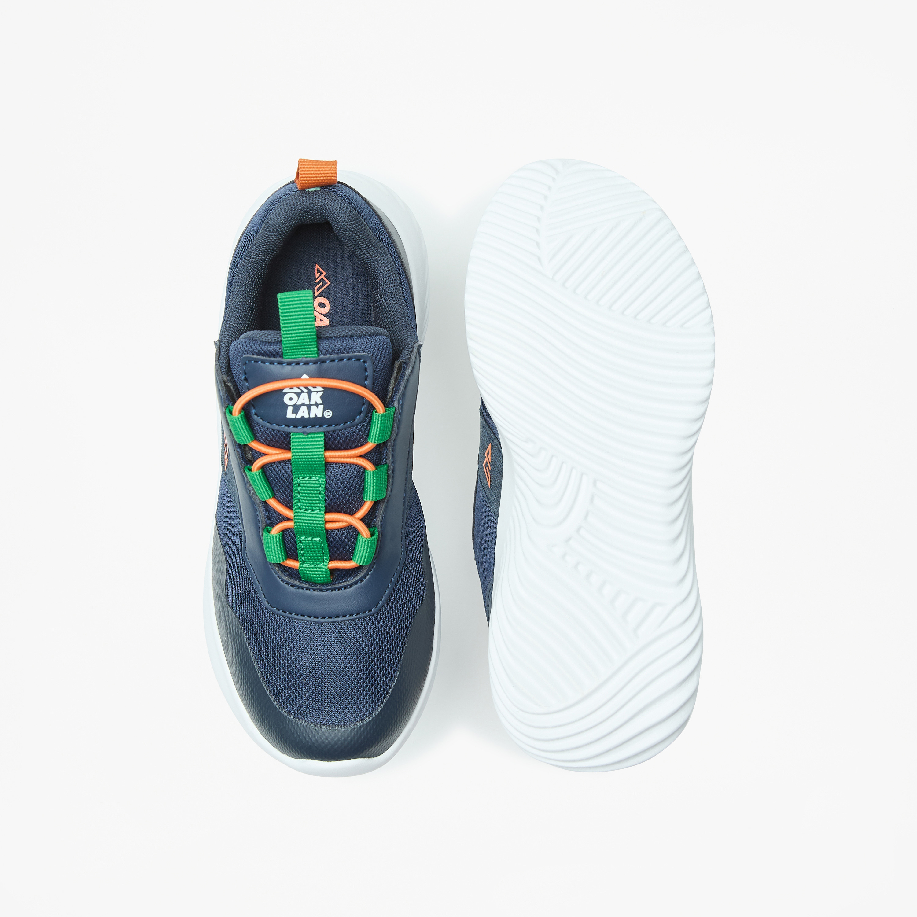 Oaklan by Shoexpress Colourblock Walking Shoes With Lace-up Closure-sports-boys-shoes-image-4