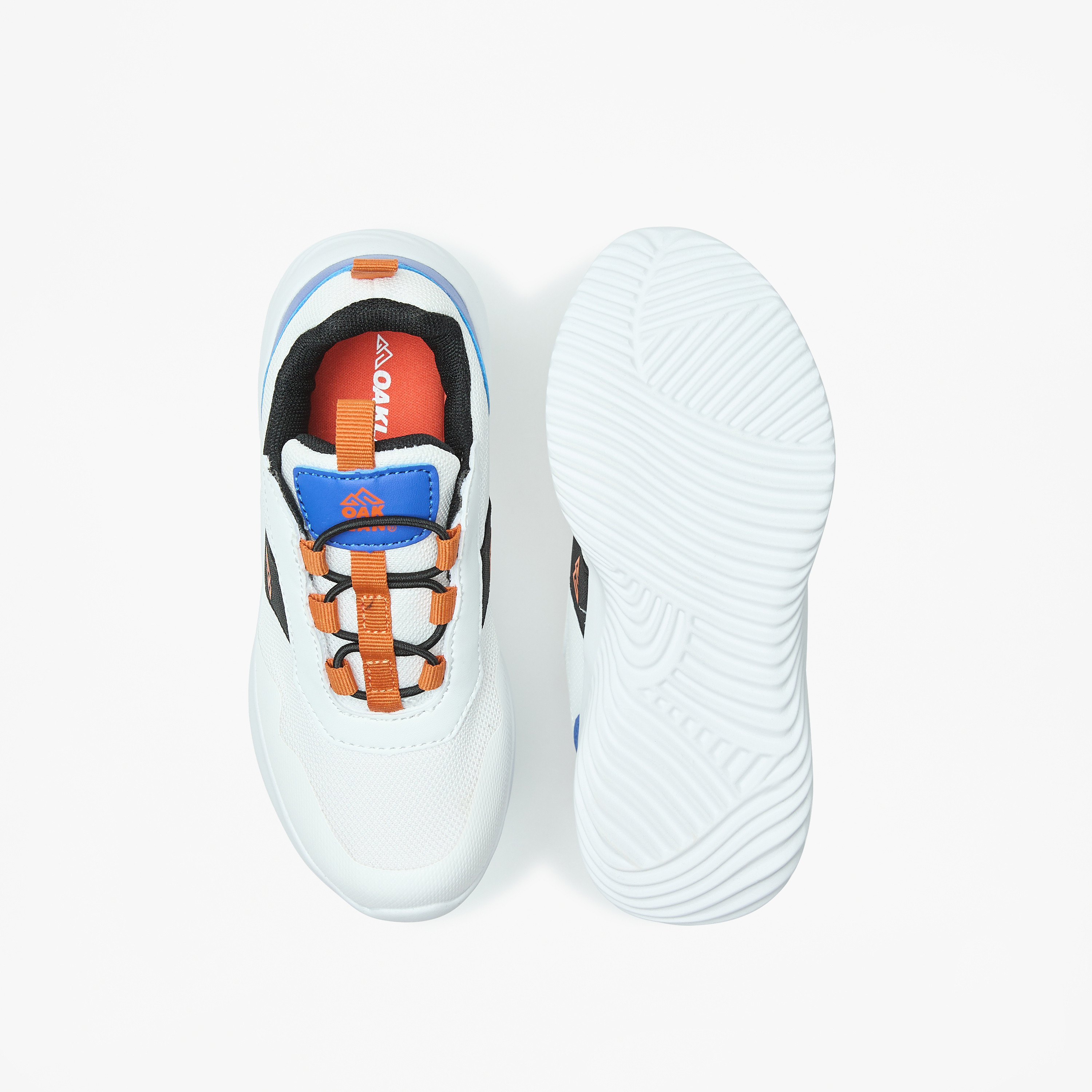 Oaklan by Shoexpress Colourblock Walking Shoes With Lace-up Closure-sports-boys-shoes-image-4