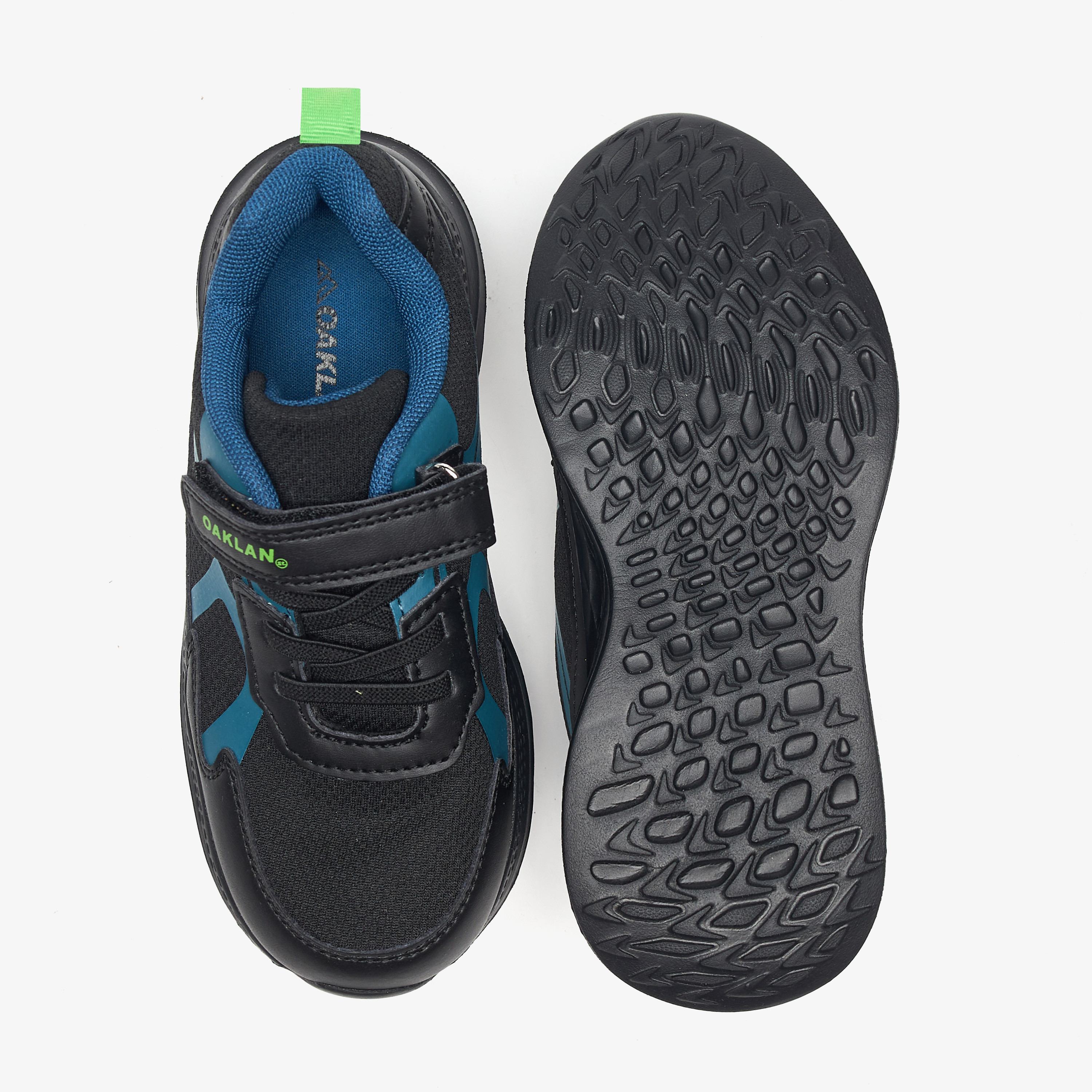 Oaklan by Shoexpress Panelled Sports Shoes with Hook and Loop Closure-sports-boys-shoes-image-4