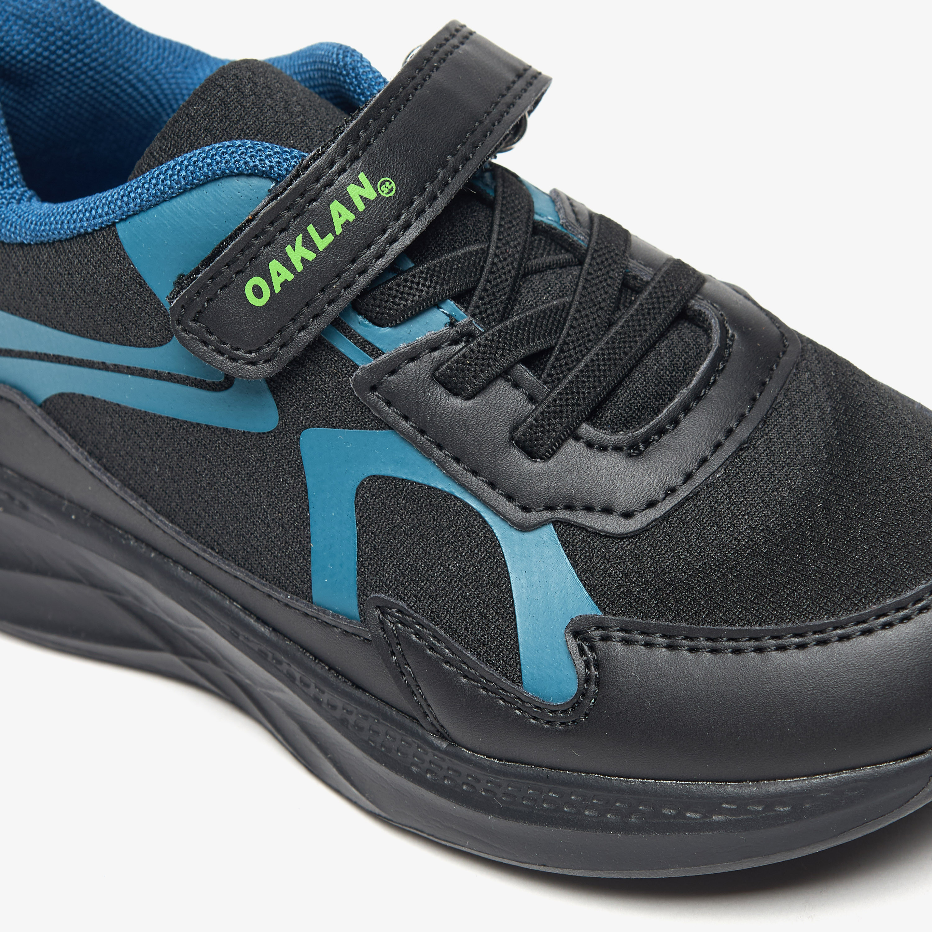 Oaklan by Shoexpress Panelled Sports Shoes with Hook and Loop Closure-sports-boys-shoes-image-5