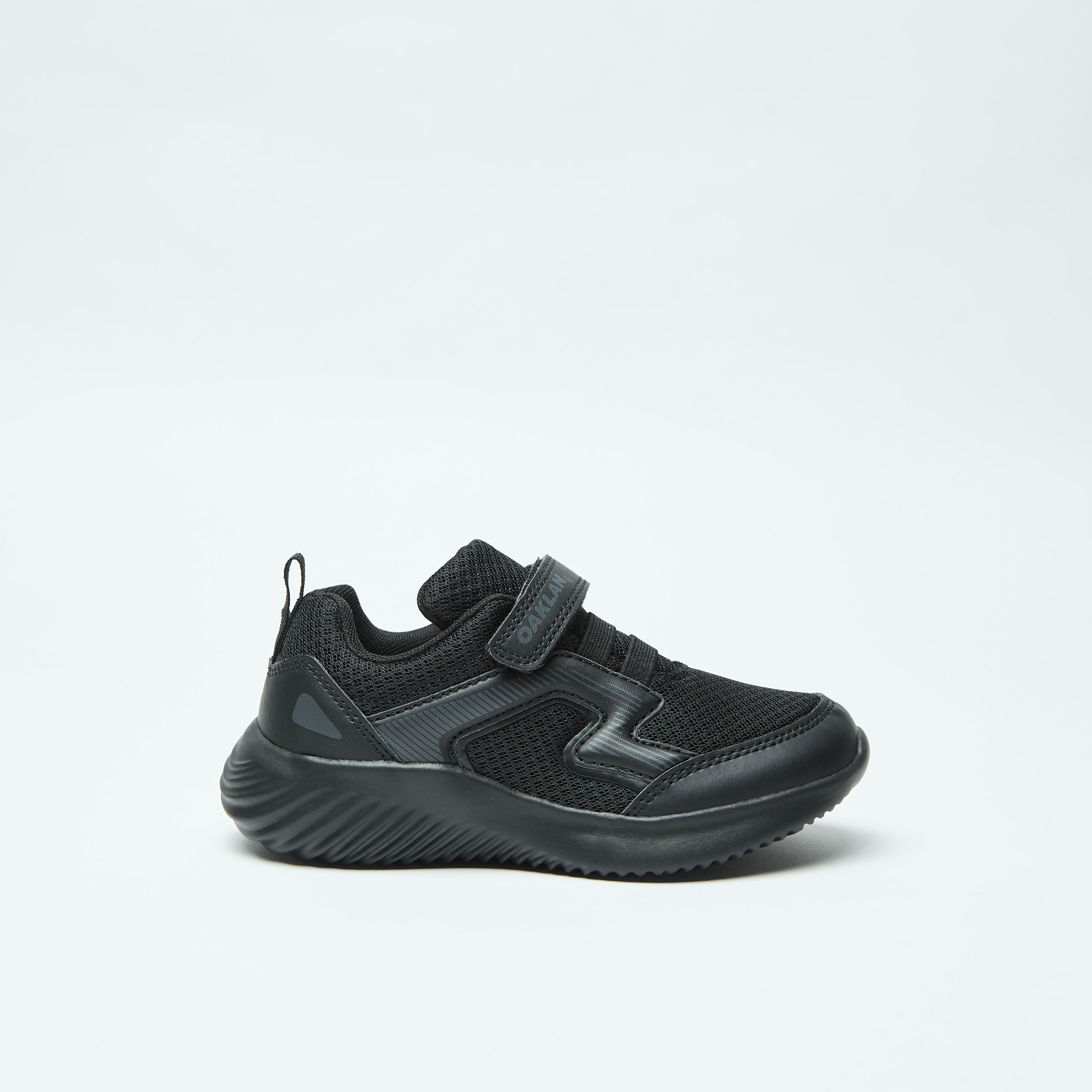 Oaklan by Shoexpress Textured Sneakers with Hook and Loop Closure-girls-shoes-sports-image-3