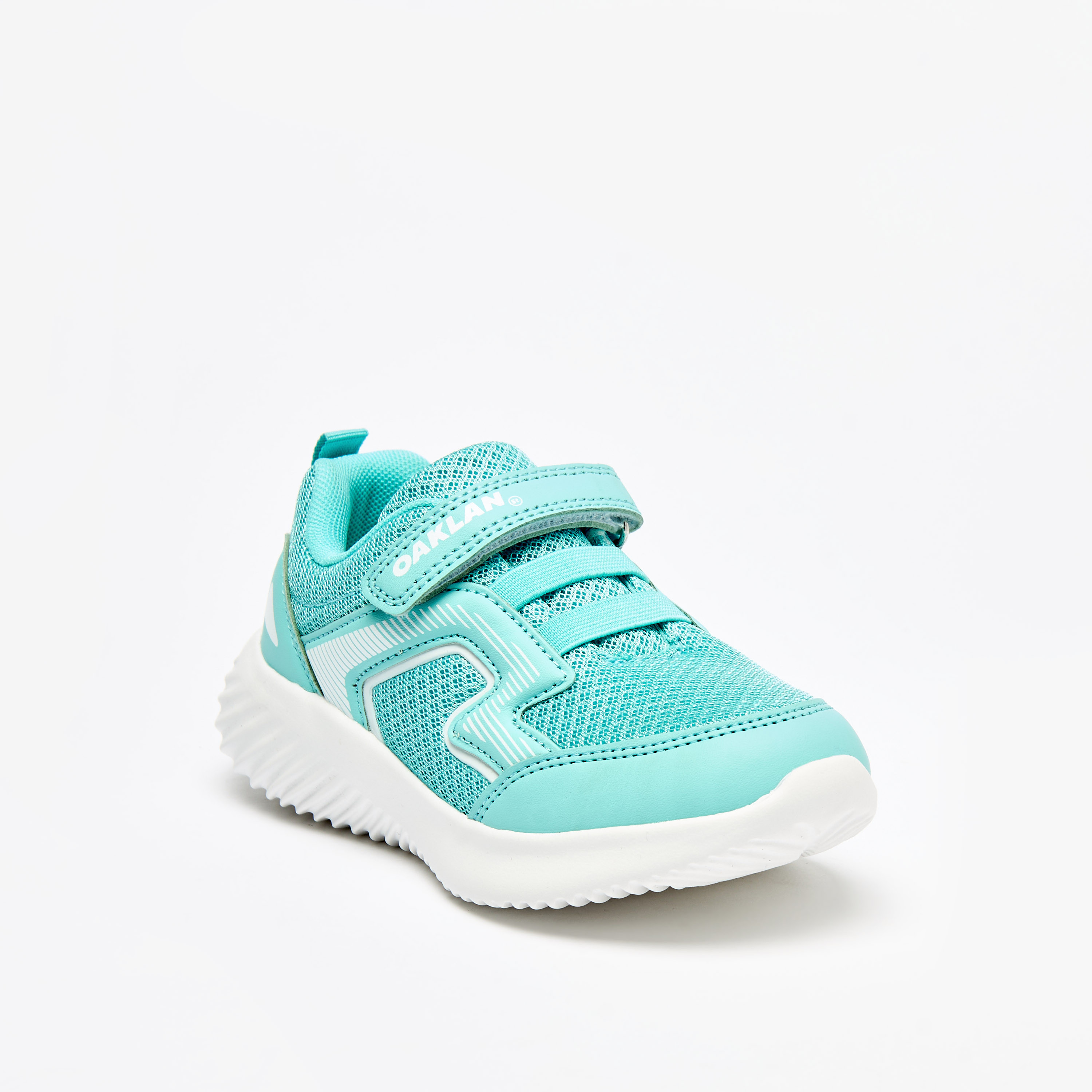 حذاء سنيكرز بارز الملمس بشريط إغلاق لاصق من أوكلان-girls-shoes-sneakers-image-1