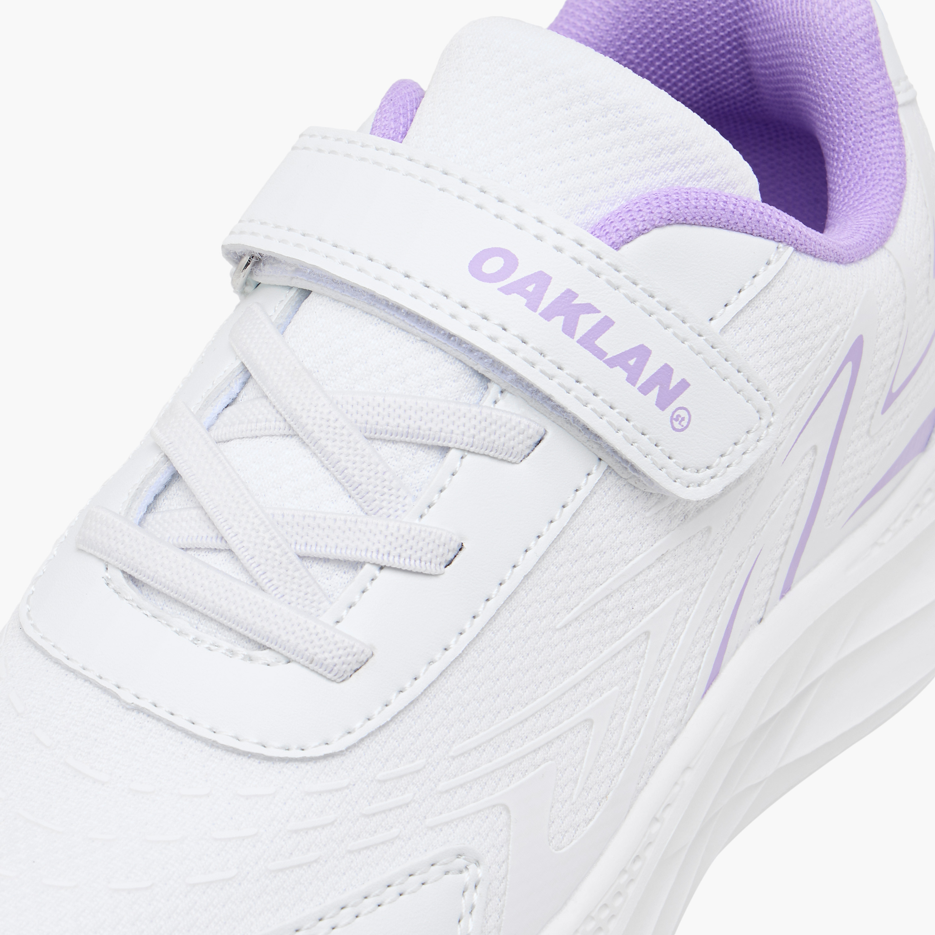 Oaklan by Shoexpress Panelled Sports Shoes with Hook and Loop Closure-girls-shoes-sports-image-4