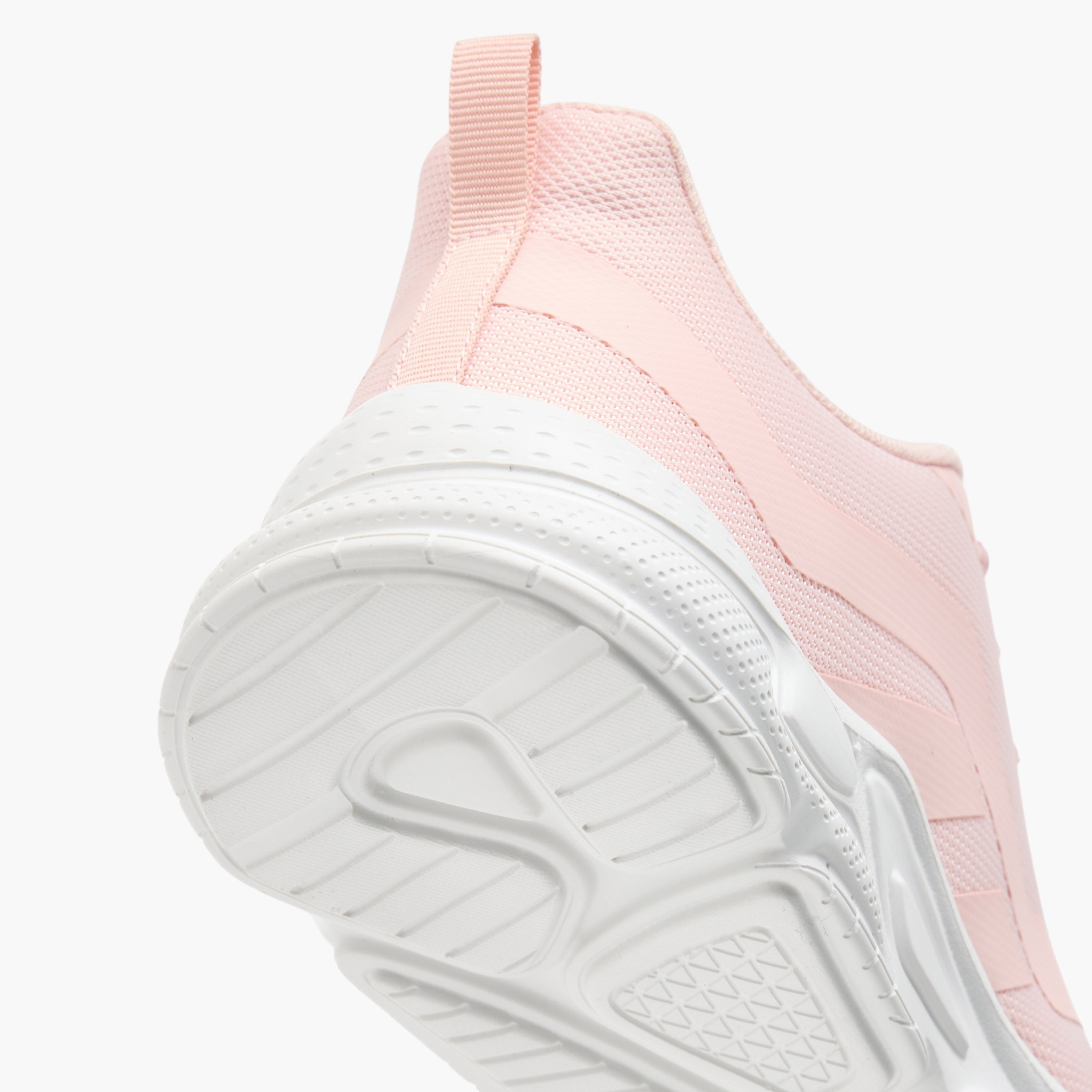 Oaklan by Shoexpress Textured Lace-Up Sports Shoes with Pull Tabs-sports-women-shoes-image-5