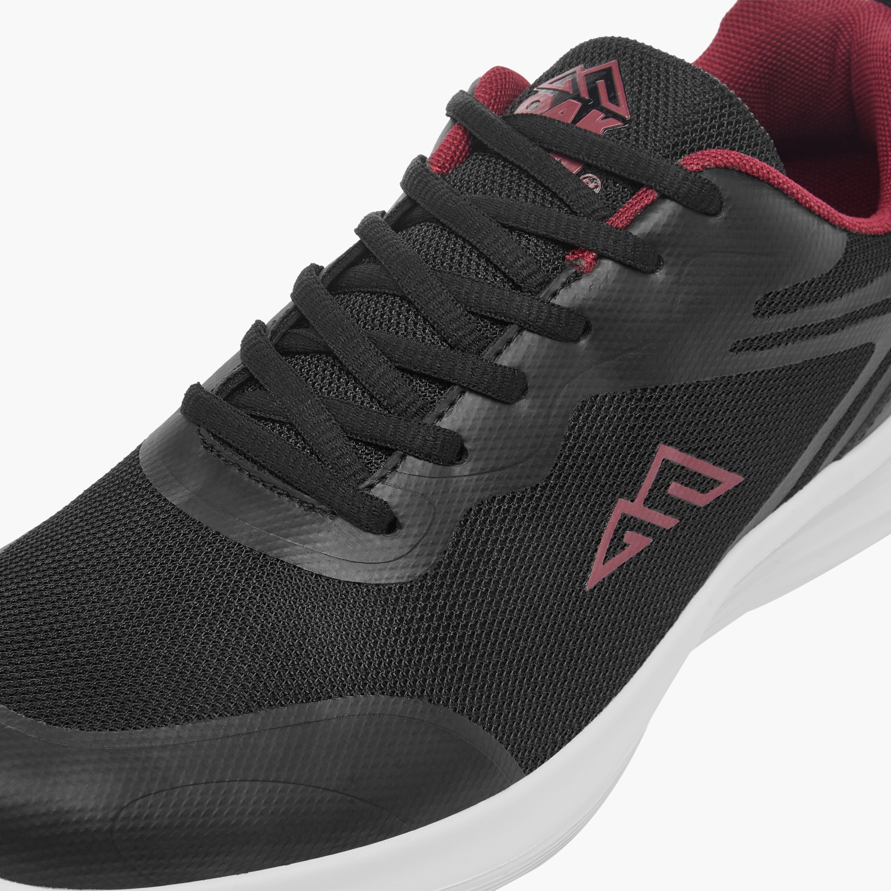 Oaklan by Shoexpress Logo Detail Lace-Up Sports Shoes-sports-men-shoes-image-4