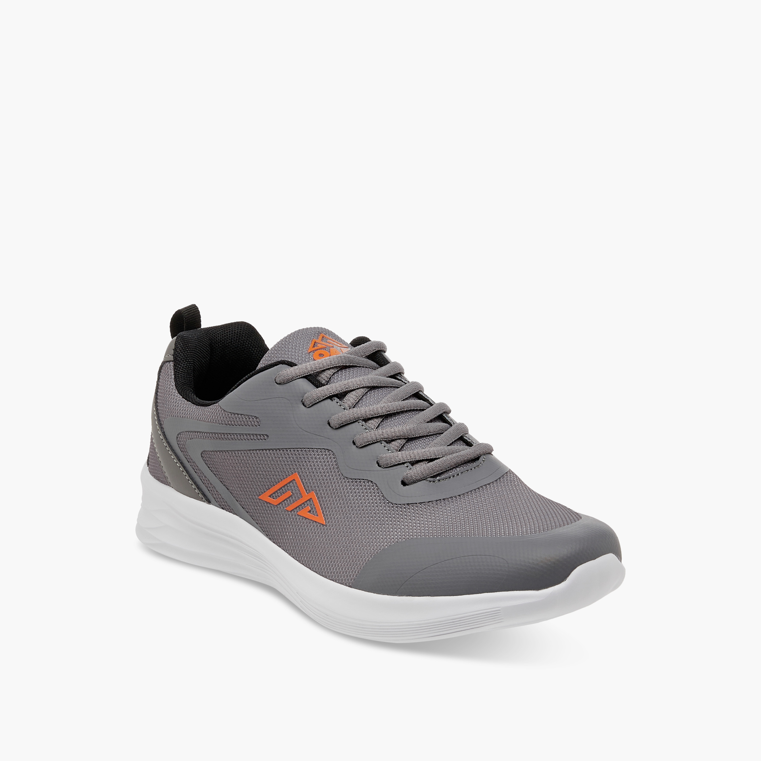 Oaklan by Shoexpress Logo Detail Lace-Up Sports Shoes-sports-men-shoes-image-2