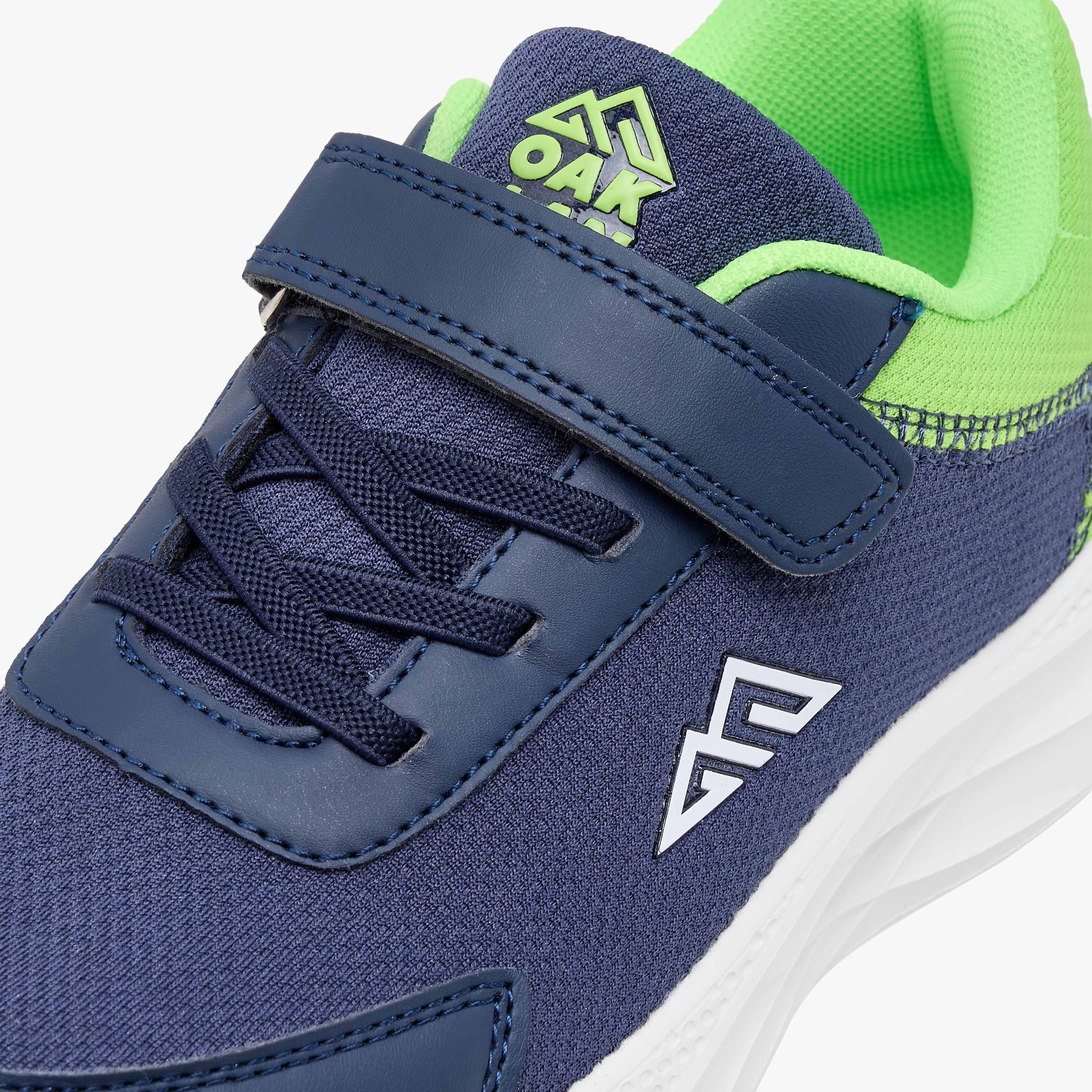 Oaklan by Shoexpress Panelled Sports Shoes with Hook and Loop Closure-boys-shoes-sneakers-image-4