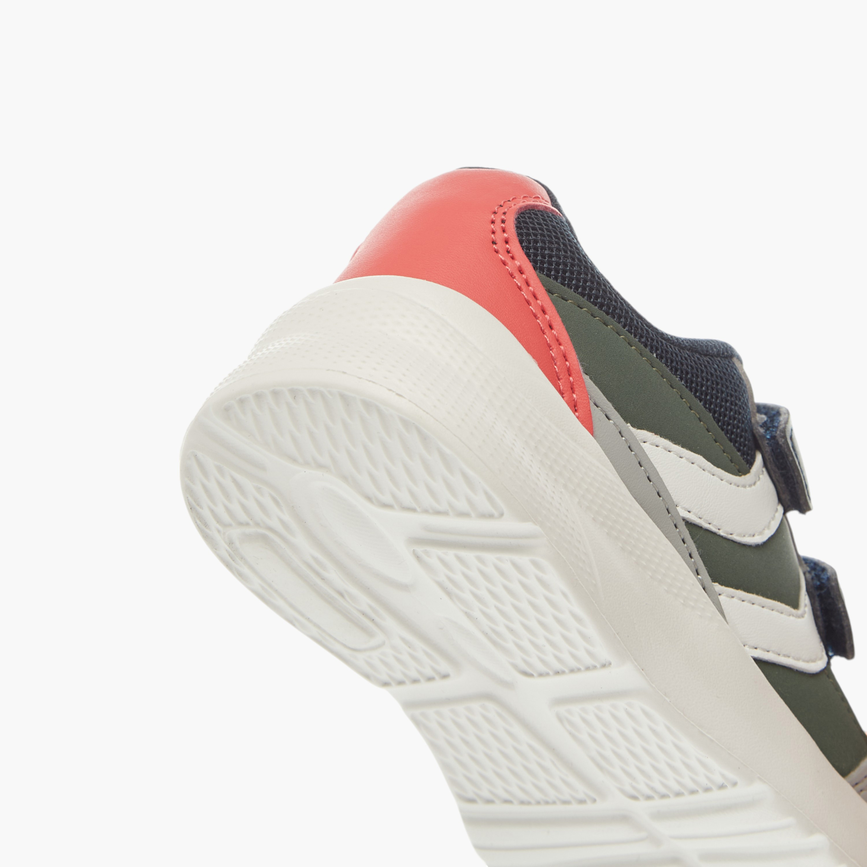 LBL by Shoexpress Panelled Sneakers with Hook and Loop Closure-boys-shoes-sneakers-image-5