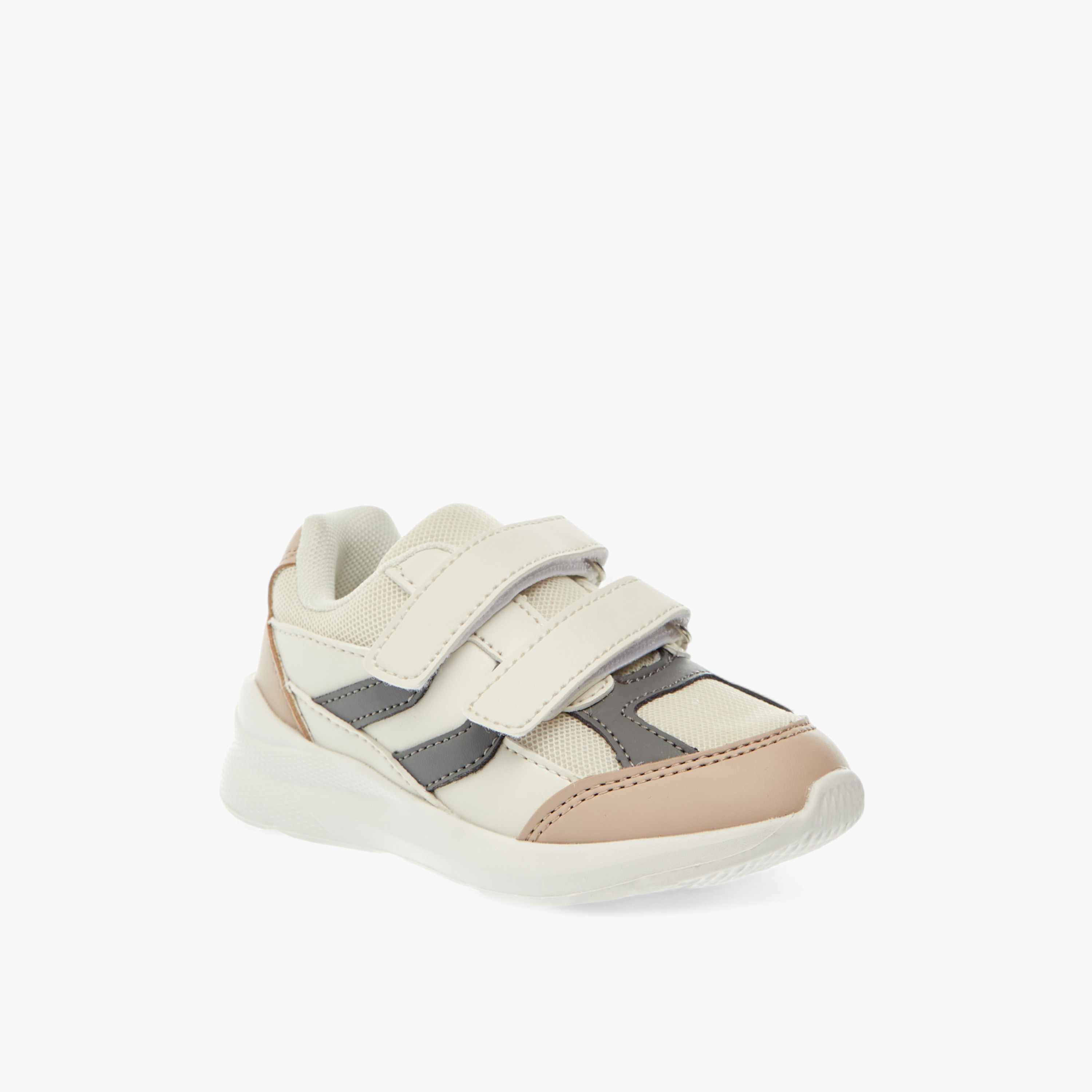 LBL by Shoexpress Panelled Sneakers with Hook and Loop Closure-boys-shoes-sneakers-image-2