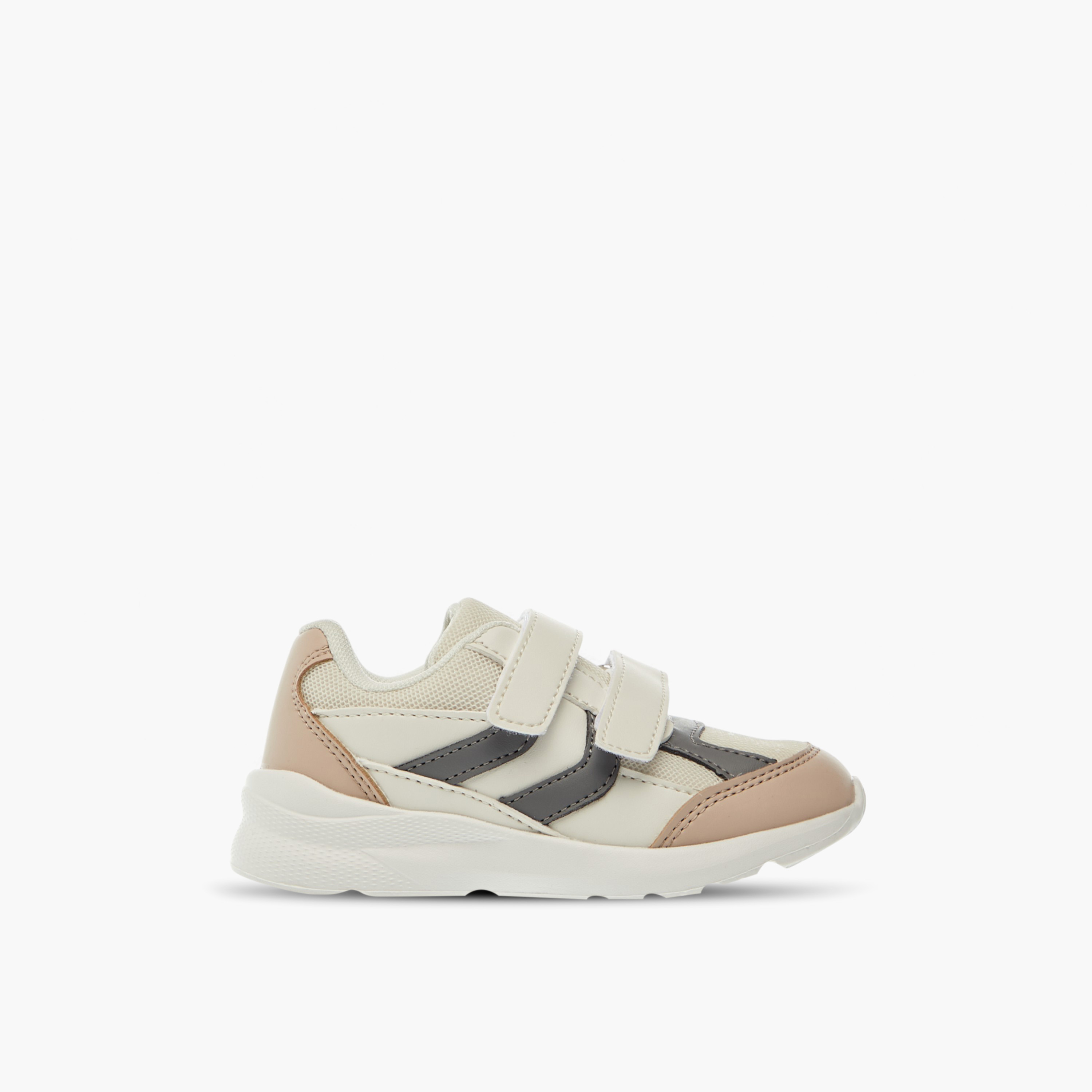 LBL by Shoexpress Panelled Sneakers with Hook and Loop Closure-boys-shoes-sneakers-image-3