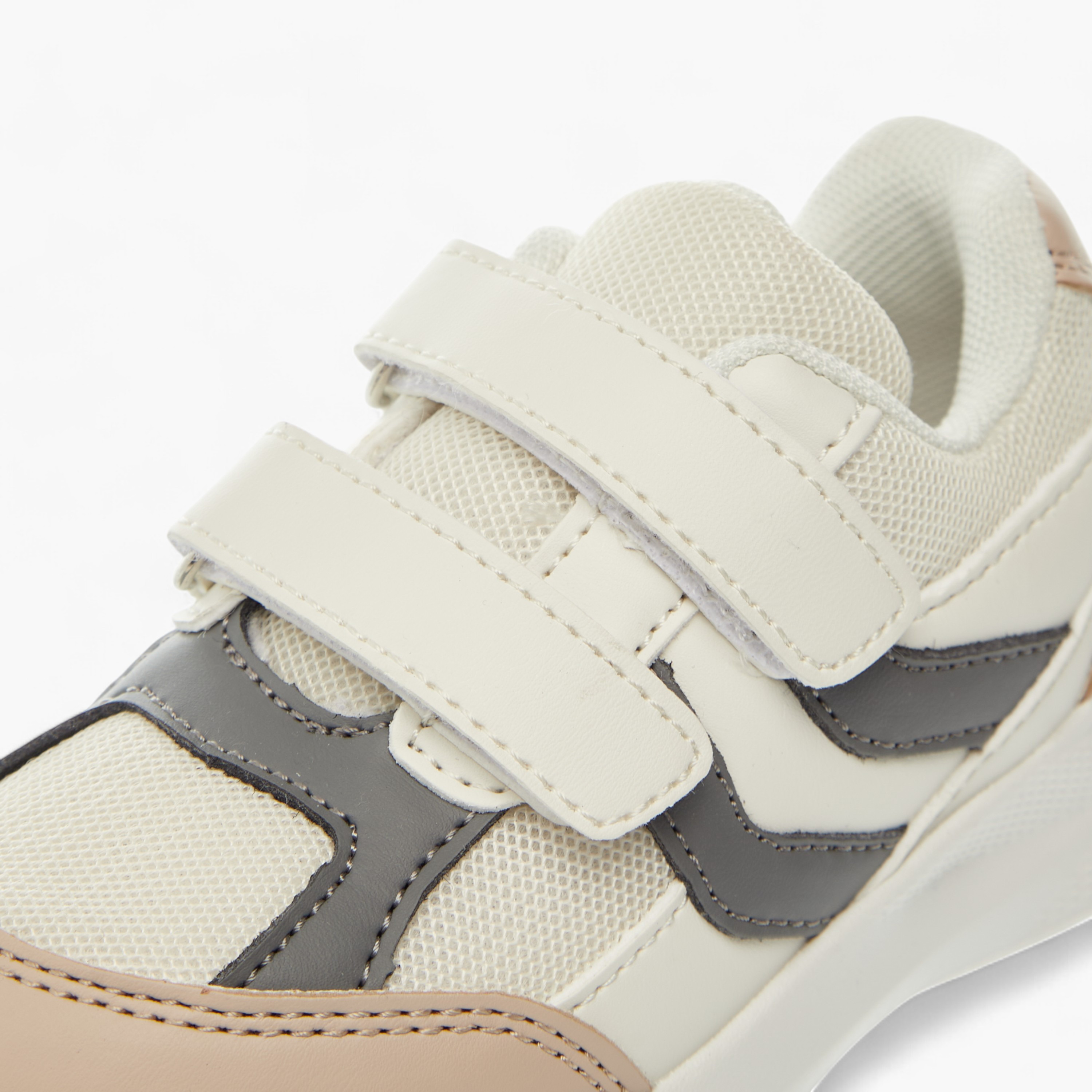 LBL by Shoexpress Panelled Sneakers with Hook and Loop Closure-boys-shoes-sneakers-image-4