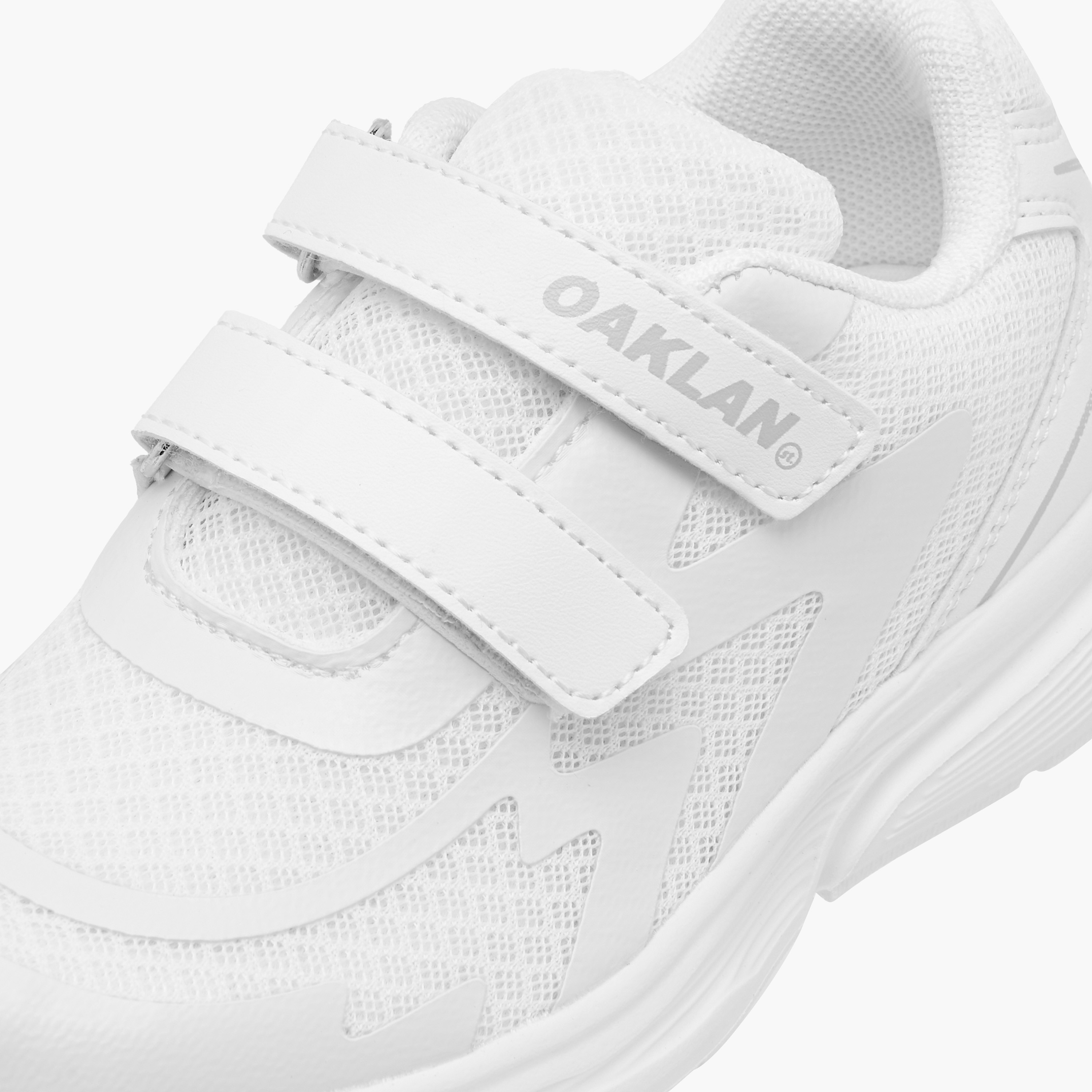 Oaklan by Shoexpress Panelled Sports Shoes with Hook and Loop Closure-girls-shoes-sneakers-image-4