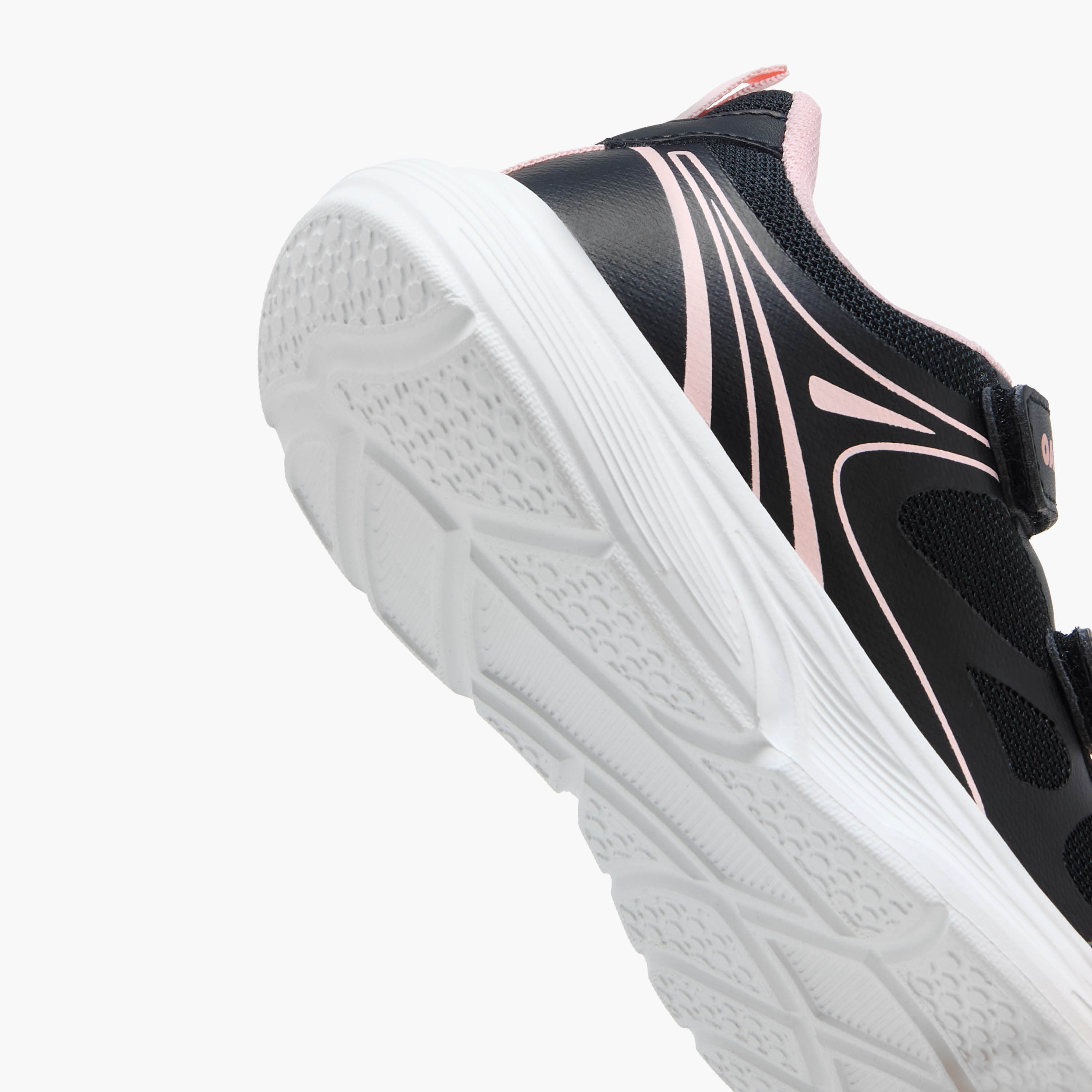 Oaklan by Shoexpress Logo Print Sports Shoes with Hook and Loop Closure-girls-shoes-sports-image-5