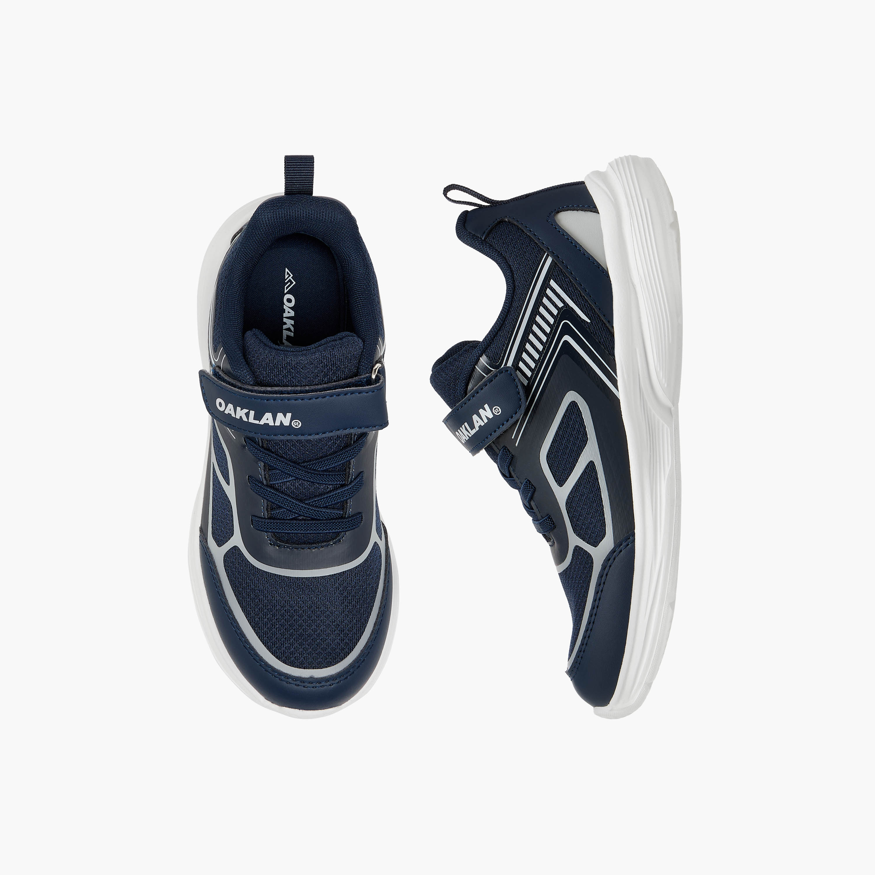 Oaklan By Shoexpress Boys Hook & Loop Breathable Shoes-boys-shoes-sports-image-1