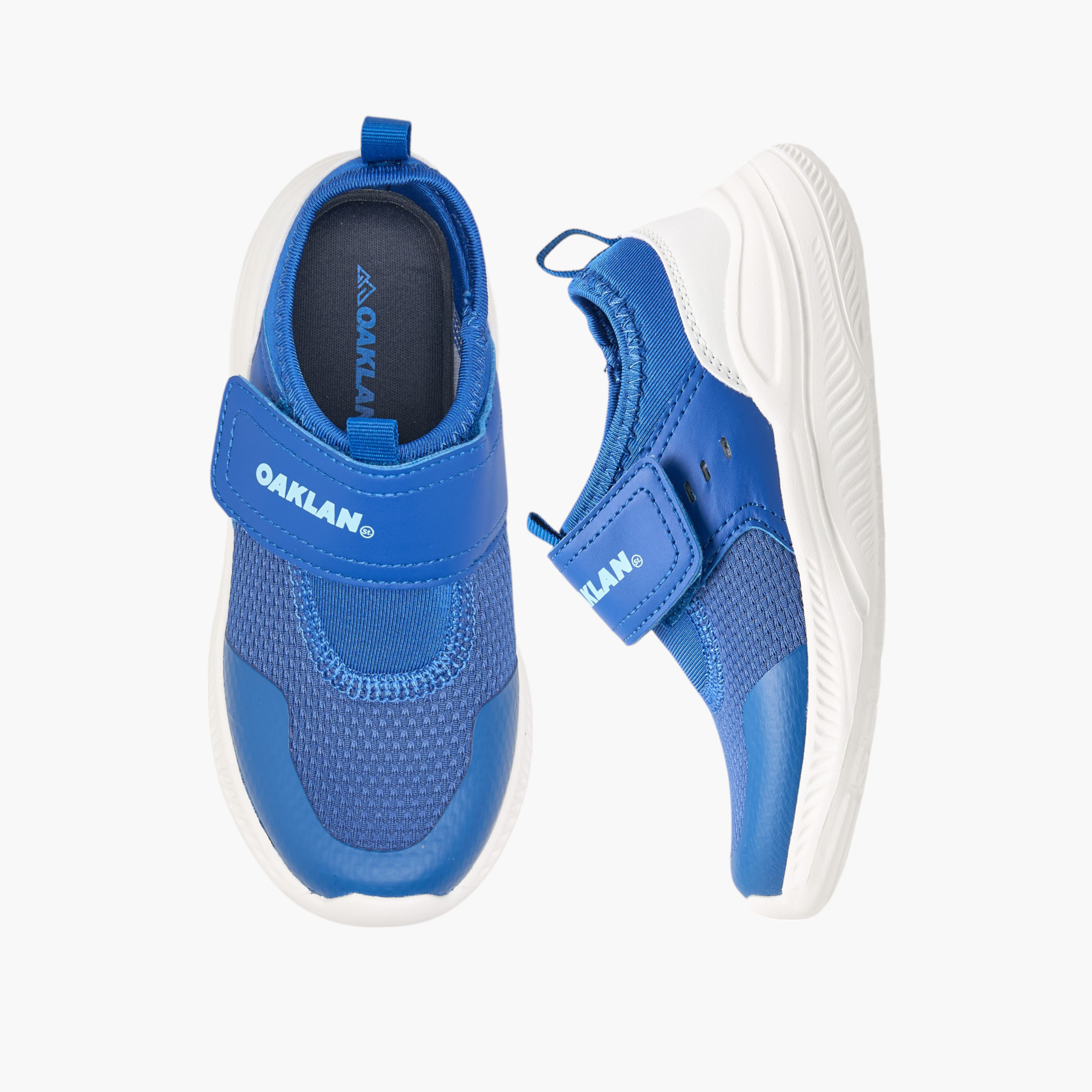 Oaklan By Shoexpress Boys Hook & Loop Cushioned Sole Shoes-sports-boys-shoes-image-1