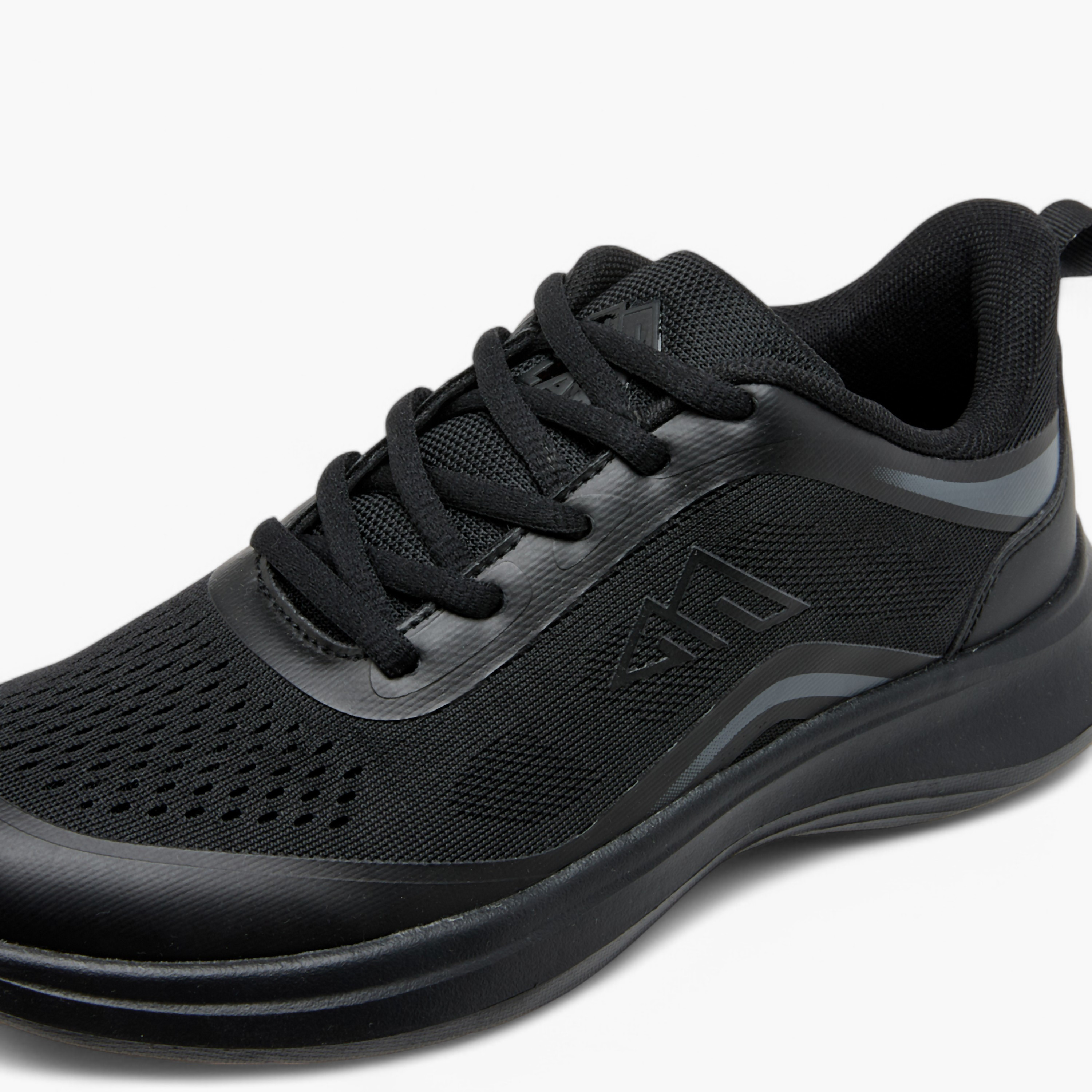 Oaklan by Shoexpress Textured Sports Shoes with Lace-Up Closure and Pull-Tab-women-shoes-sneakers-image-4