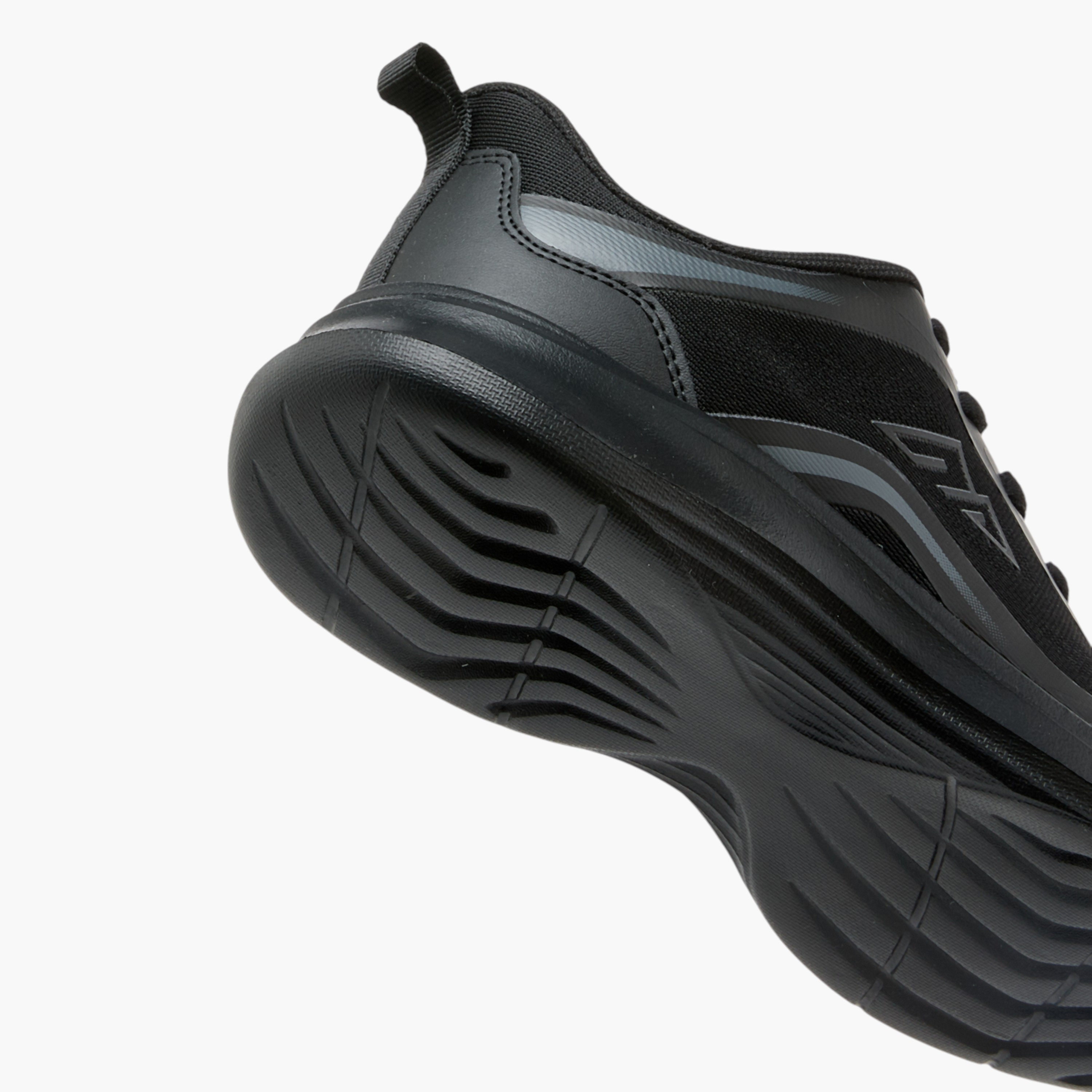 Oaklan by Shoexpress Textured Sports Shoes with Lace-Up Closure and Pull-Tab-women-shoes-sneakers-image-5