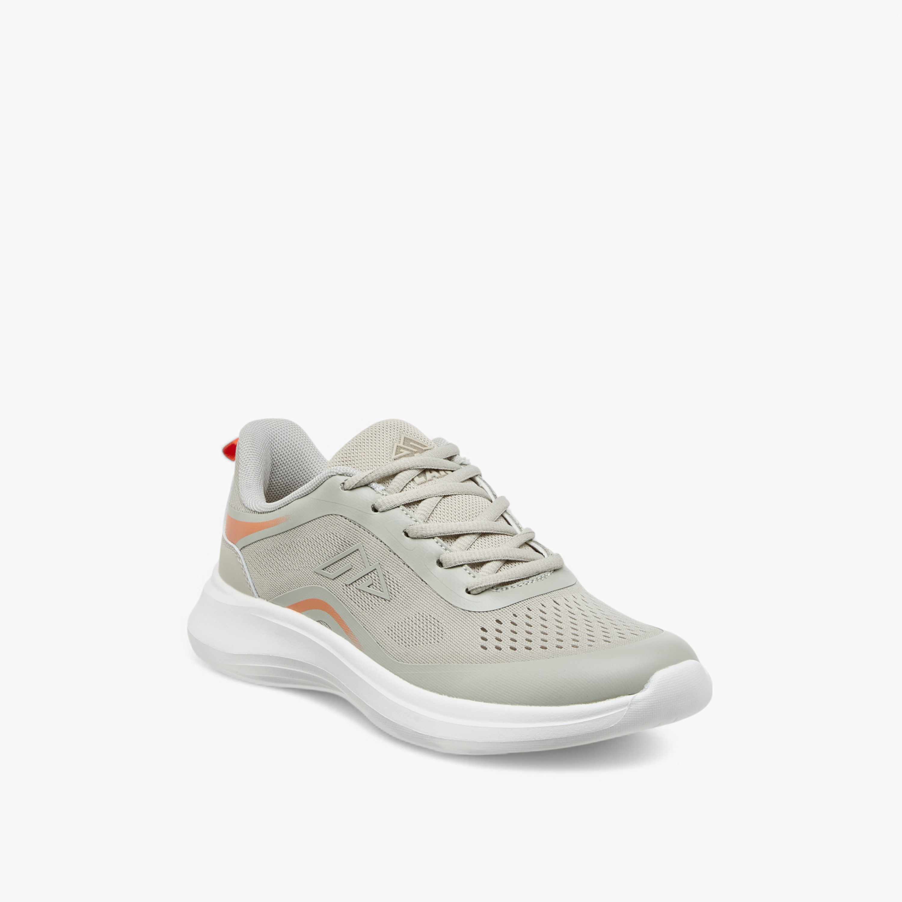 Oaklan by Shoexpress Textured Sports Shoes with Lace-Up Closure and Pull-Tab-sports-women-shoes-image-2