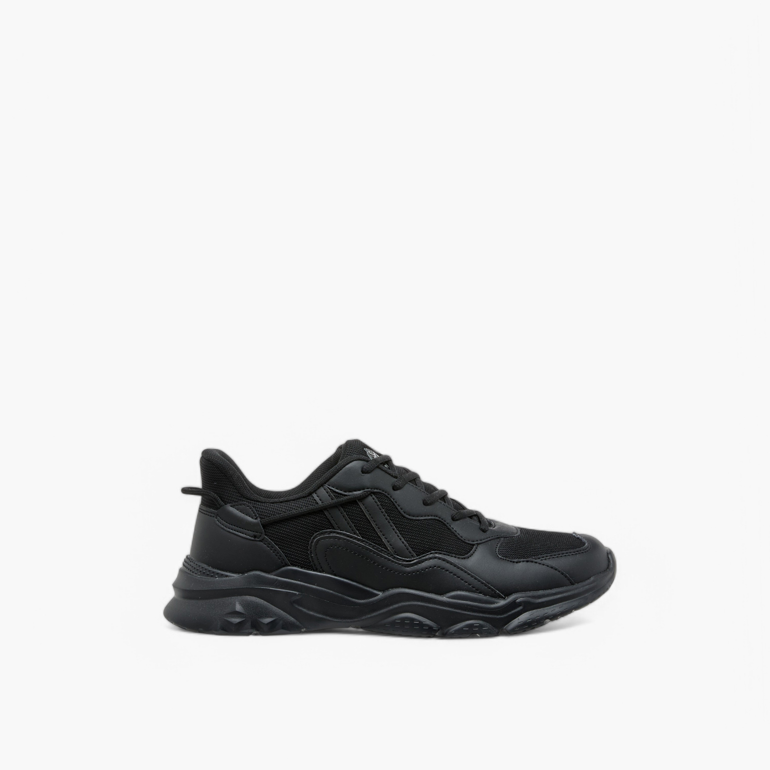 حذاء رياضي بألواح ورباط إغلاق وألسنة سحب من أوكلان من شو إكسبريس-sports-men-shoes-image-3