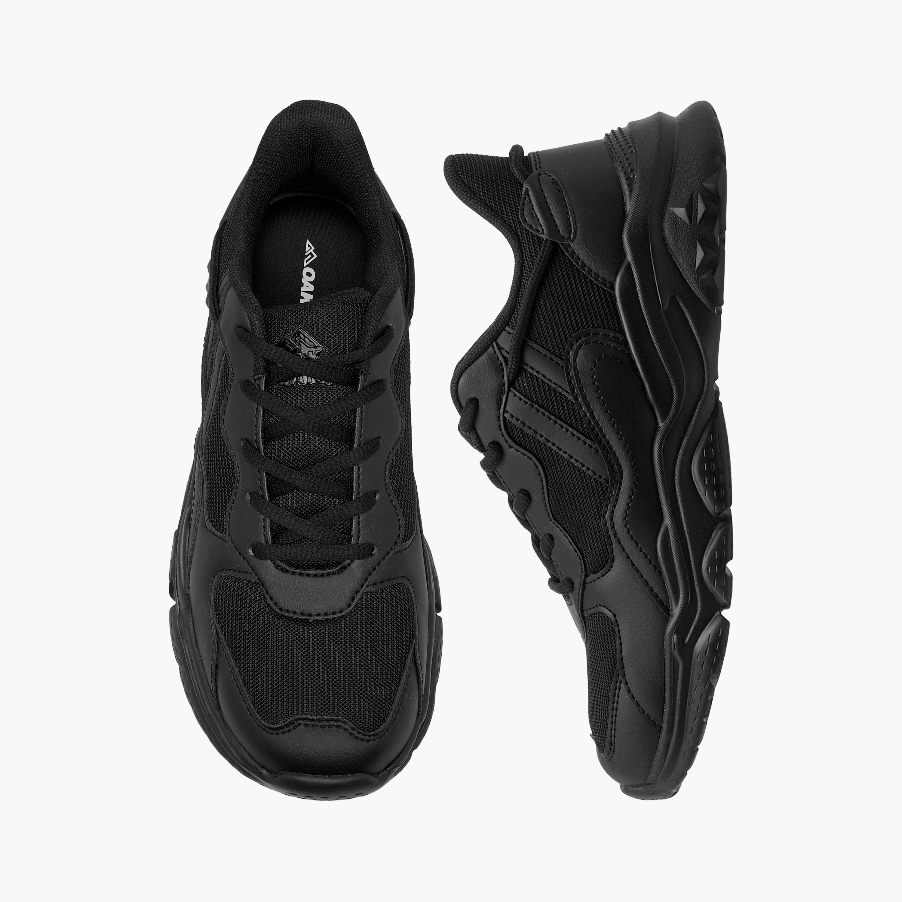 Oaklan by Shoexpress Panelled Sports Shoes with Lace Closure-sports-women-shoes-image-1