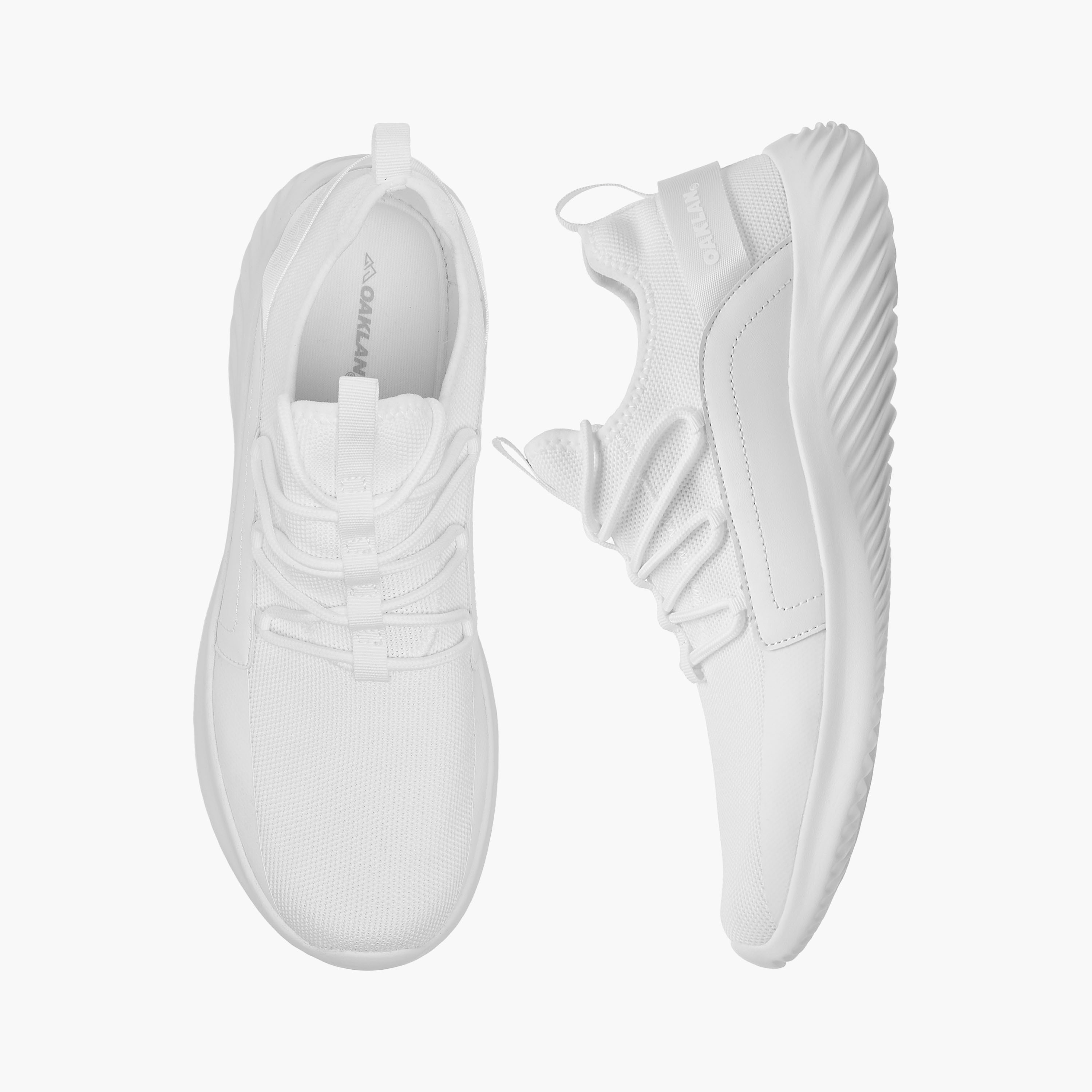 Oaklan by Shoexpress Textured Shoes with Lace-Up Closure-sports-men-shoes-image-1