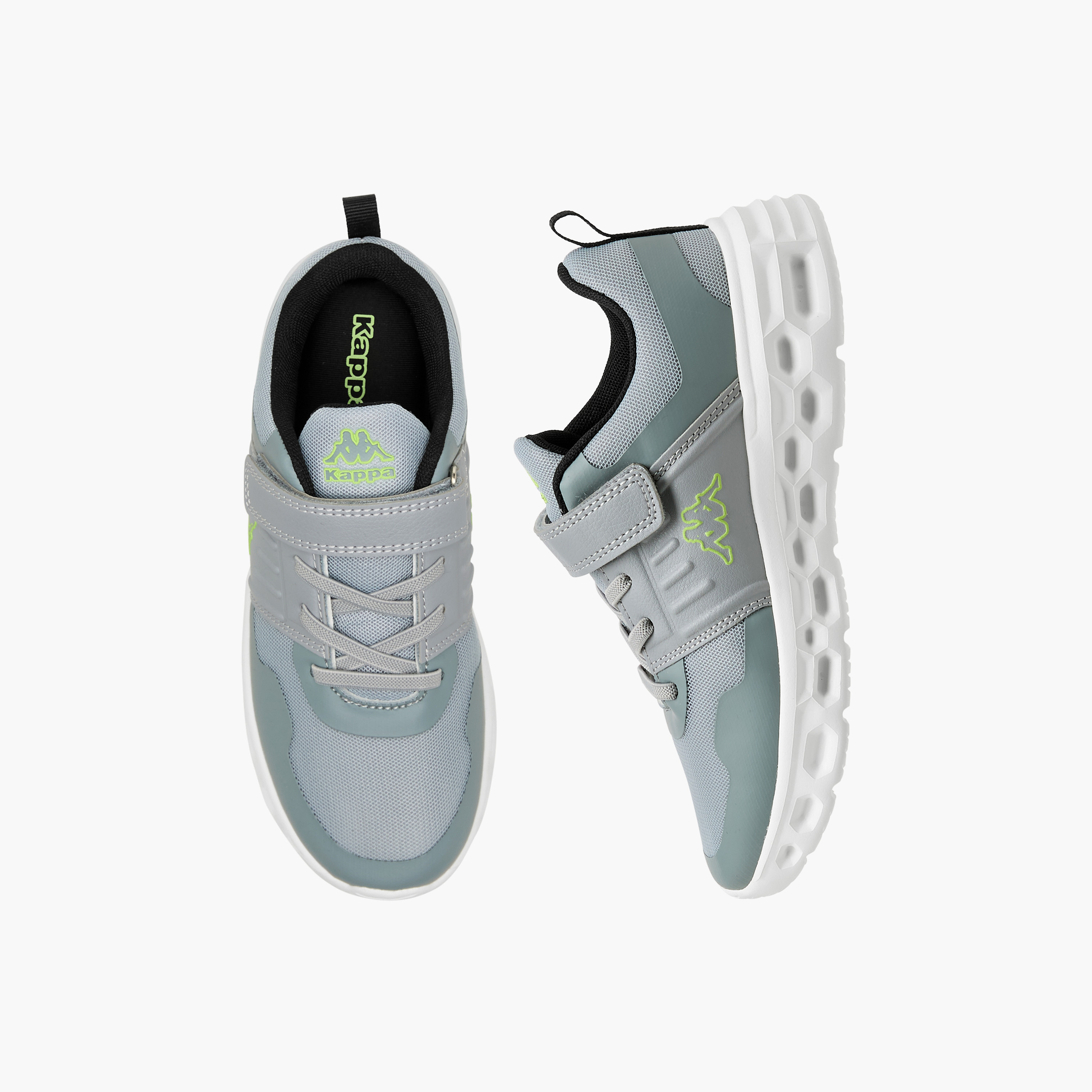 Kappa Boys Hook & Loop Sports Shoes-boys-shoes-sports-image-1