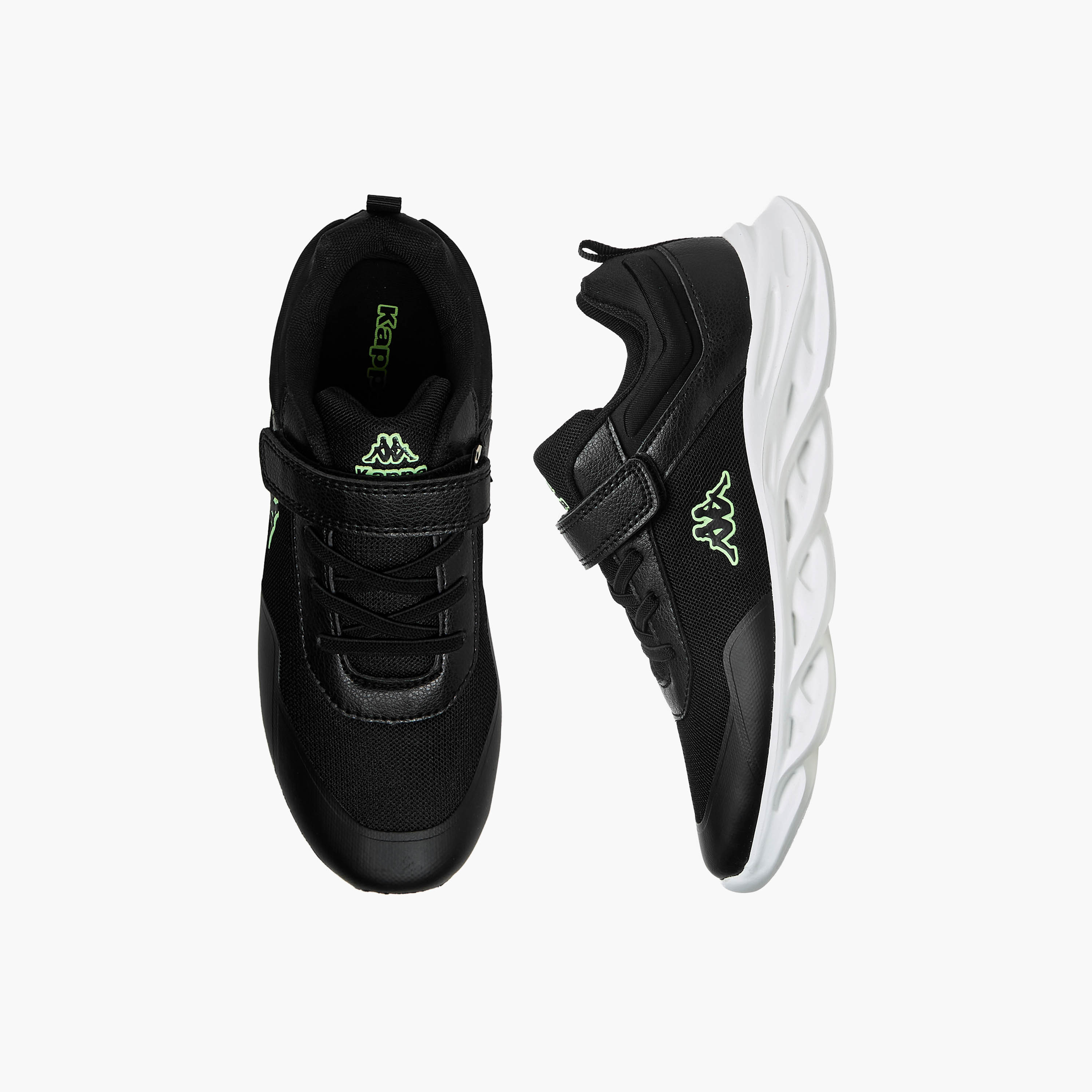 Kappa Boys Hook & Loop Sports Shoes-sports-boys-shoes-image-1