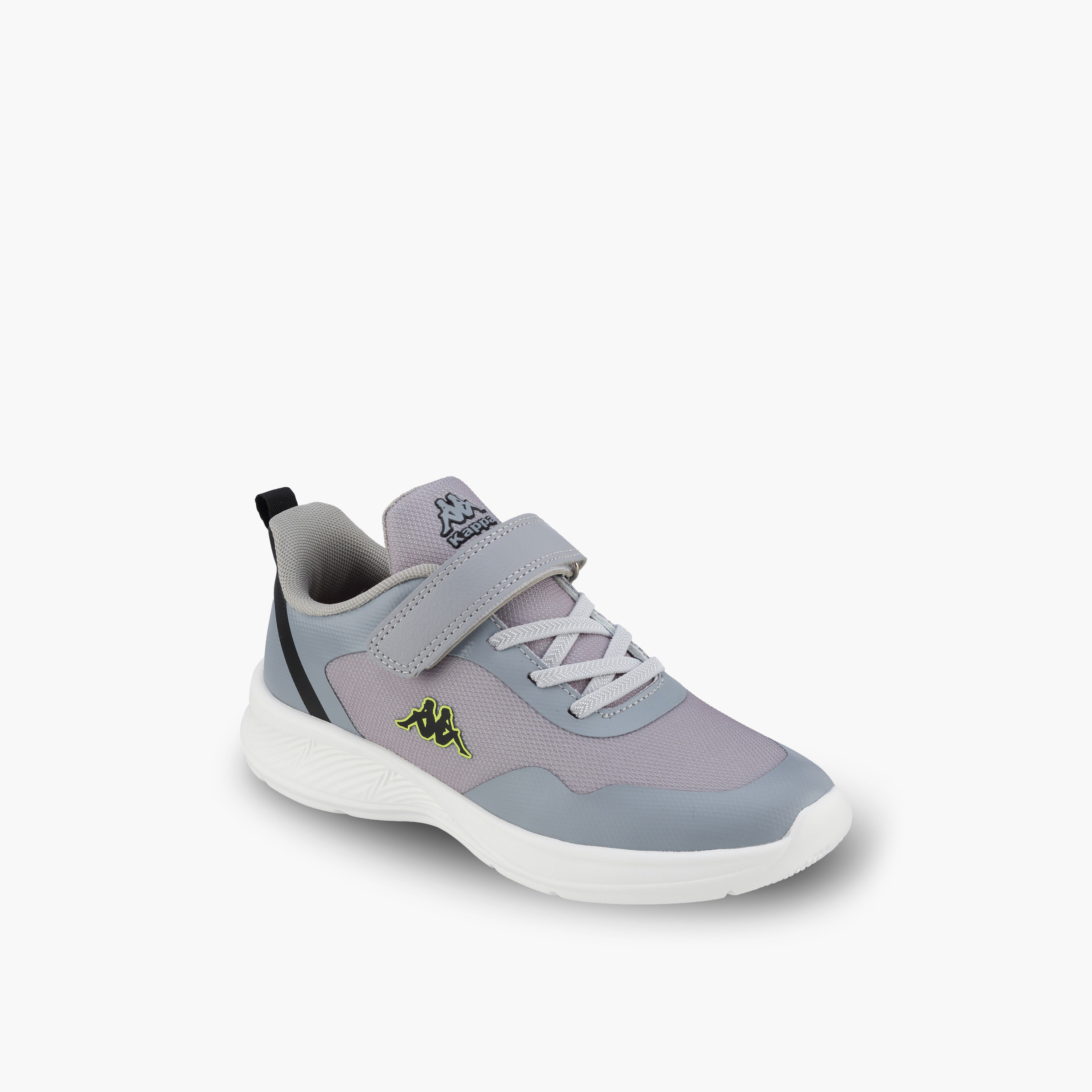 Kappa Kids Logo Print Hook & Loop Sports Shoes-girls-shoes-sneakers-image-2