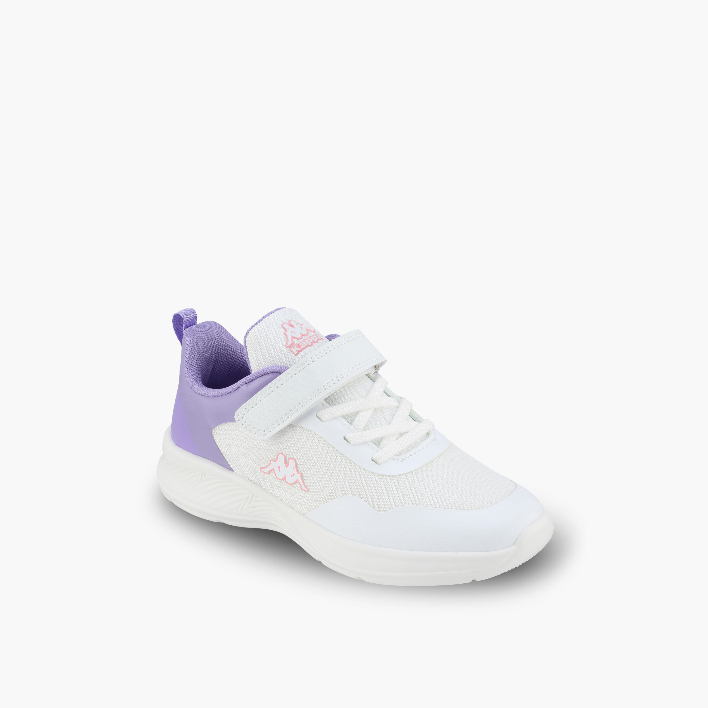 Kappa Girls Logo Hook & Loop Sports Shoes-girls-shoes-sneakers-image-2