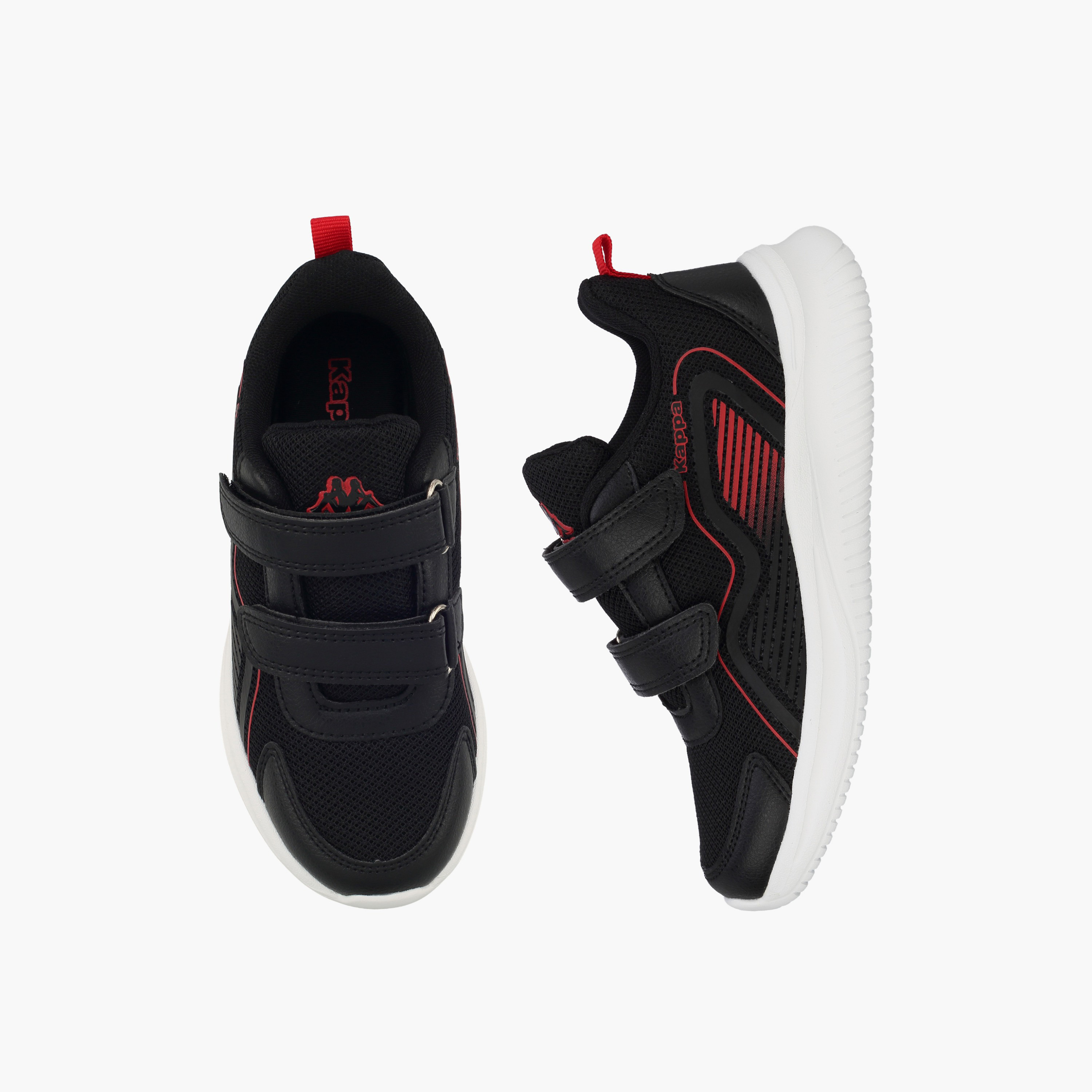 Kappa Boys Panelled Hook & Loop Sports Shoes-boys-shoes-sneakers-image-1