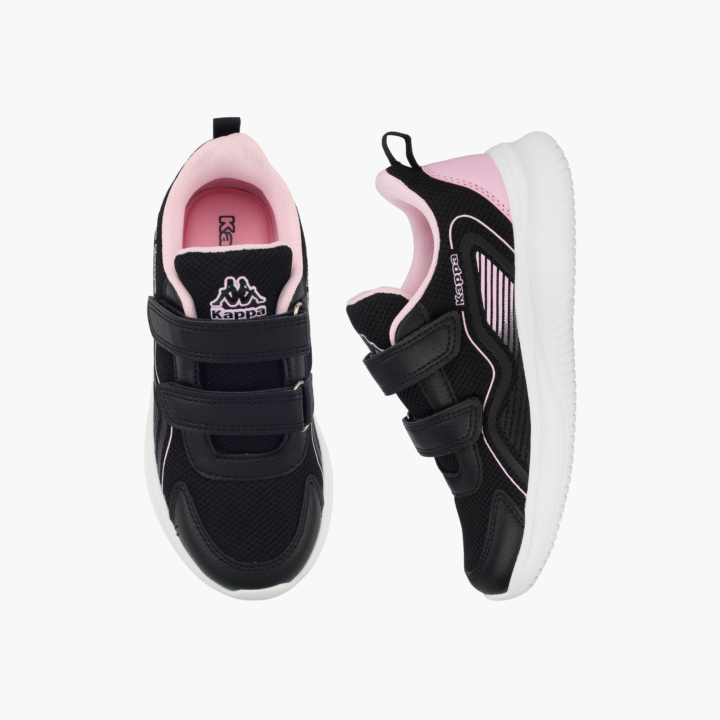 Kappa Girls Panelled Hook & Loop Sports Shoes-girls-shoes-sports-image-1