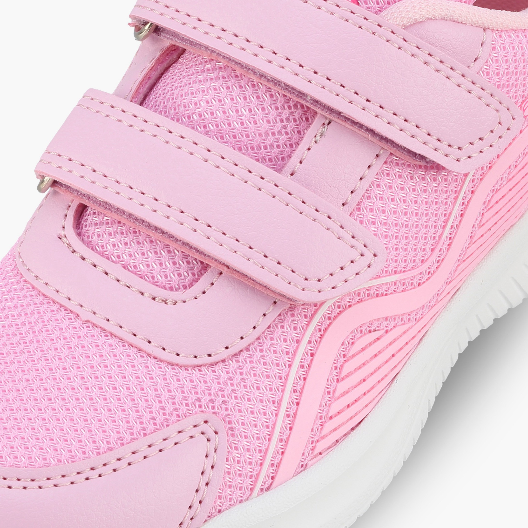 Kappa Girls Panelled Hook & Loop Sports Shoes-girls-shoes-sports-image-4