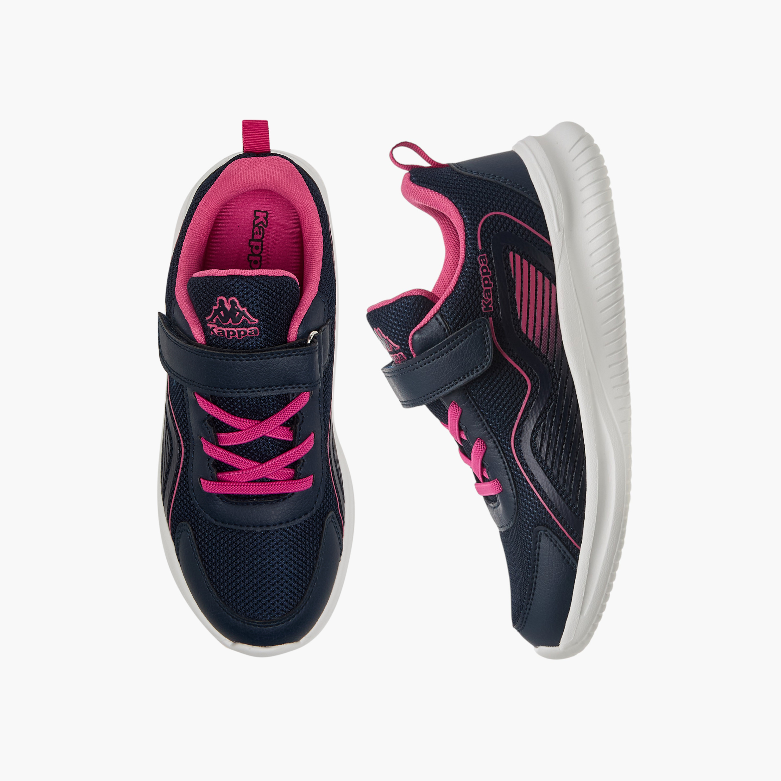 Kappa Girls Hook & Loop Sports Shoes-girls-shoes-sports-image-1