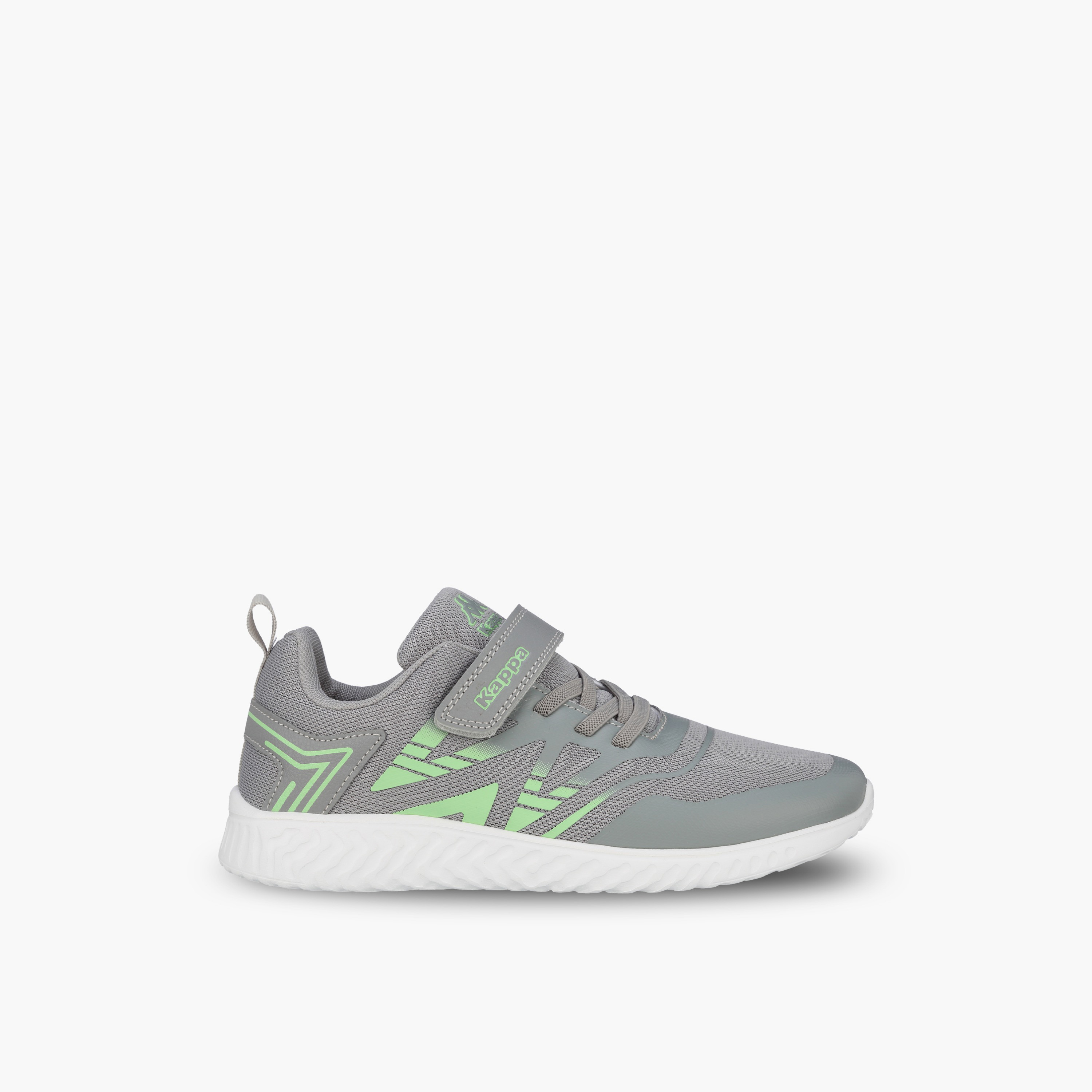 Kappa Boys Logo Print Hook & Loop Sports Shoes-sports-boys-shoes-image-3
