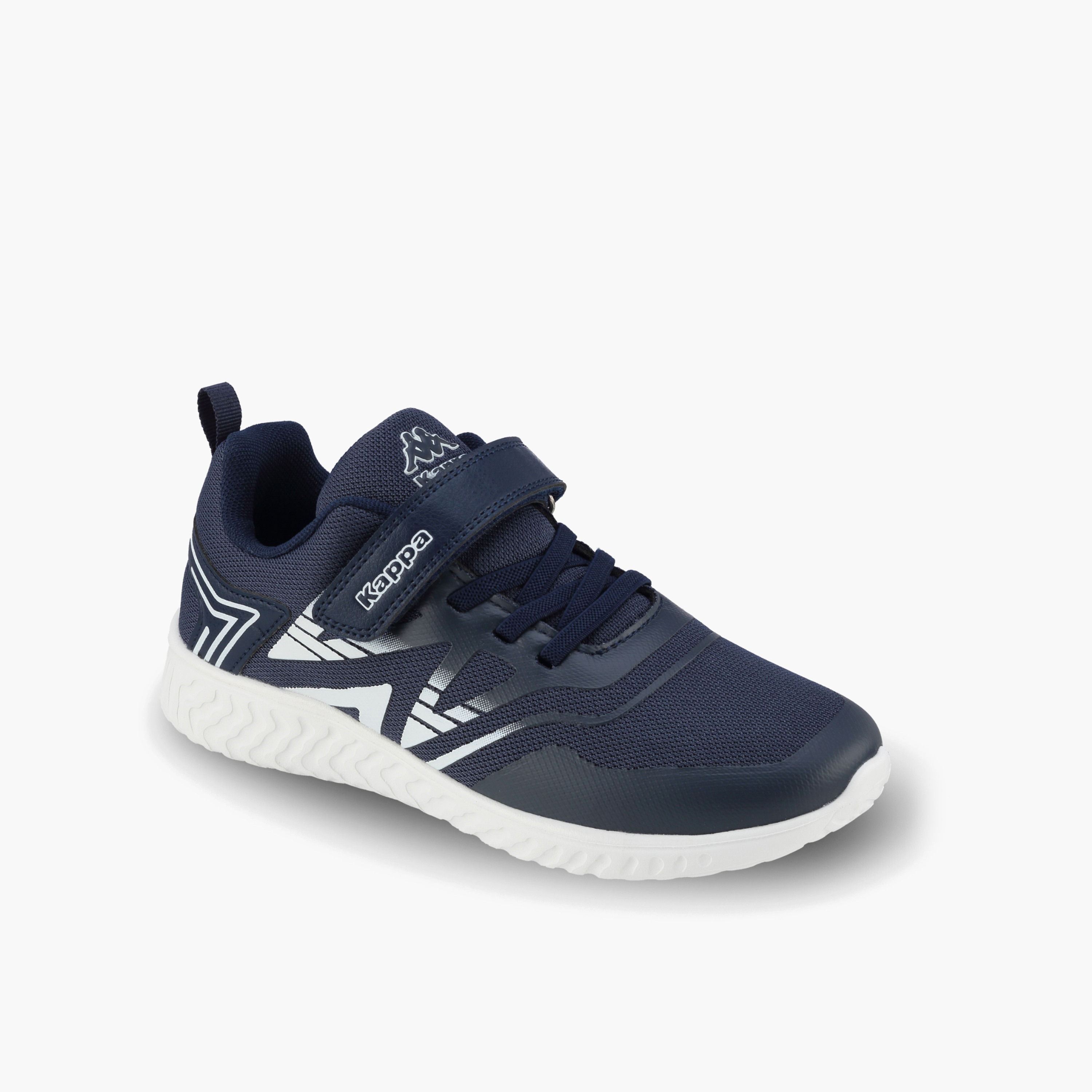 حذاء رياضي بطبعة شعار وشريط إغلاق لاصق للأولاد من كابا-sports-boys-shoes-image-12