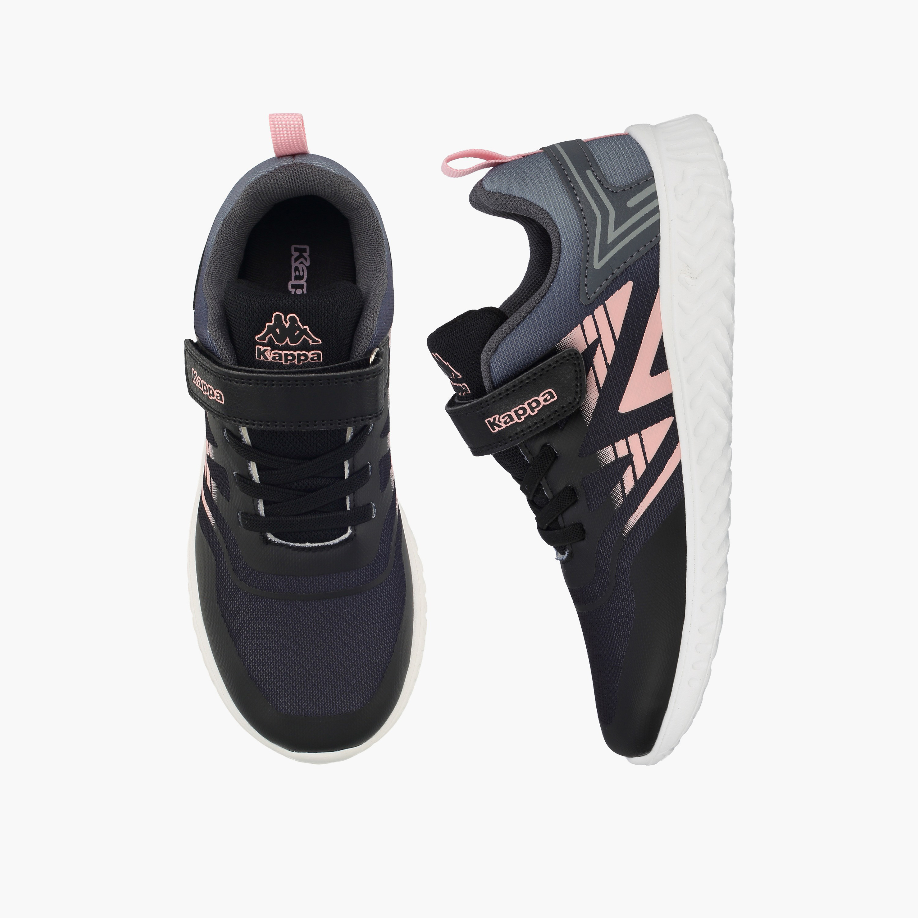 حذاء رياضي بارز الملمس بشريط إغلاق لاصق للبنات من كابا-girls-shoes-sneakers-image-1