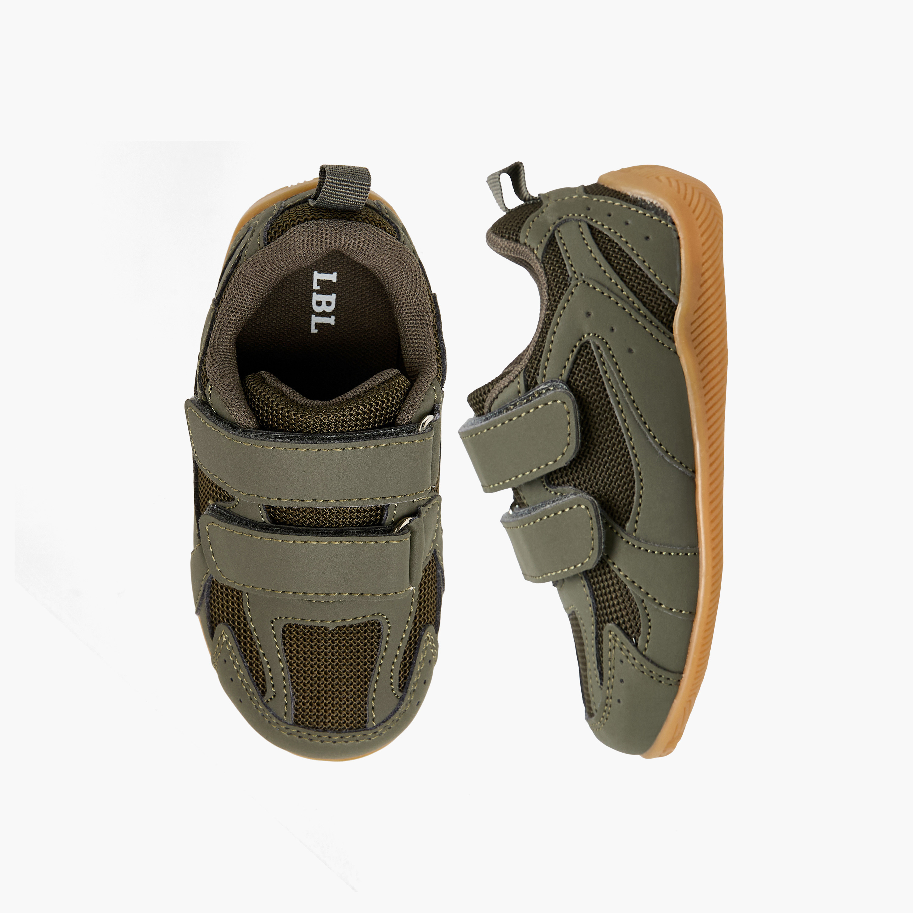 حذاء سنيكرز بشريط إغلاق لاصق للأولاد من إل بي إل من شو إكسبريس-boys-shoes-sneakers-image-1